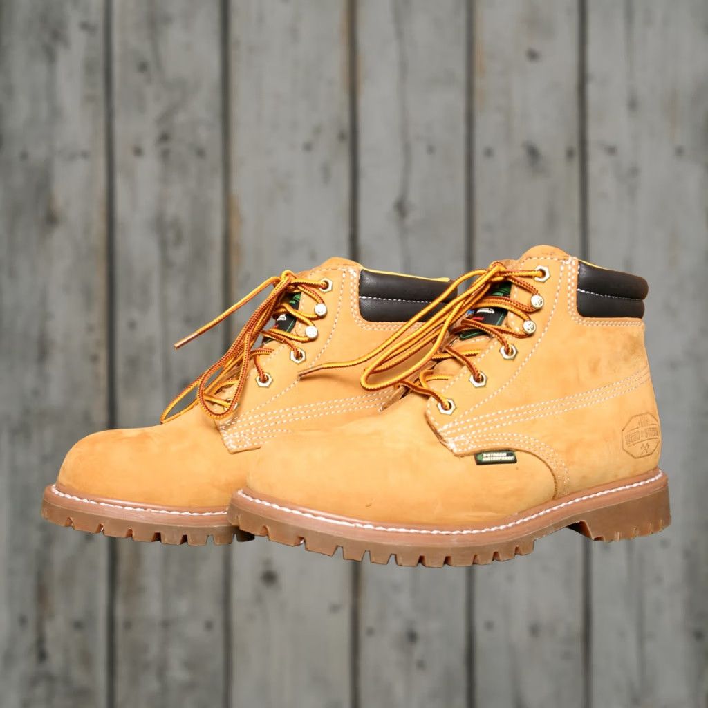 Vintage VINTAGE? No. (Cannot infer vintage) Wood N' Stream Legacy Tan Nubuck Waterproof Work Boots Women's 8M Size US 8 / IT 38 - 1 Thumbnail