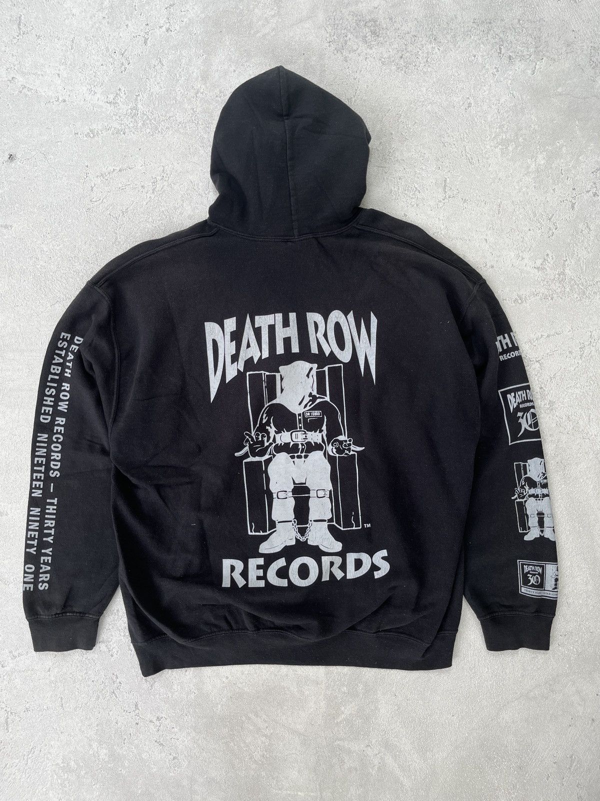 Death Row Records Death Row Records - Thirty Years vintage hoodie Size US L / EU 52-54 / 3 - 1 Thumbnail