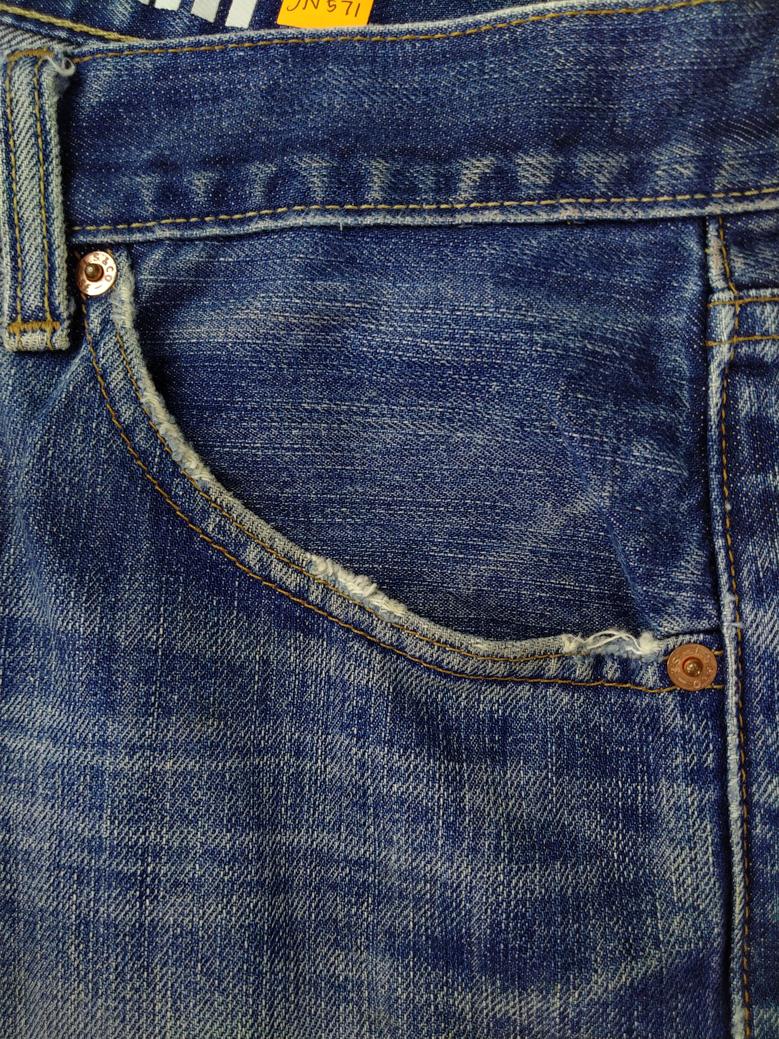 Levi's Vintage Levi's 503 Loose Straight Distressed Denim -JN571 Size US 32 / EU 48 - 11 Thumbnail