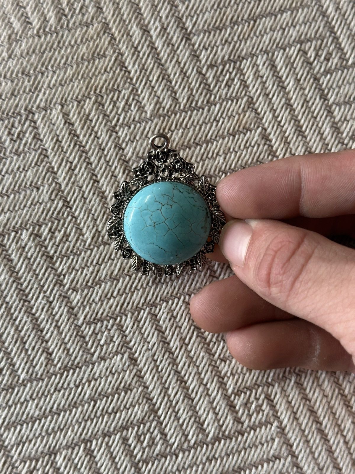 Other Electric blue Turquoise pendant veined with aqua Size ONE SIZE - 2 Thumbnail