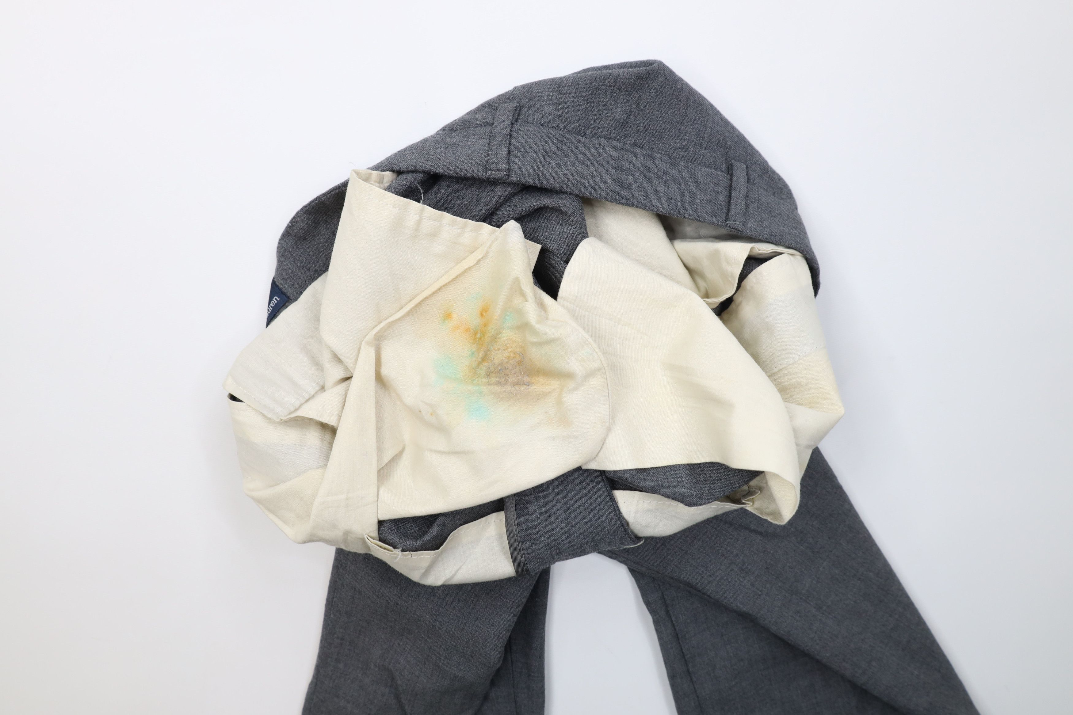 Ralph Lauren Vintage 70s Ralph Lauren Knit Wide Leg Chino Pants Gray USA Size US 34 / EU 50 - 8 Thumbnail