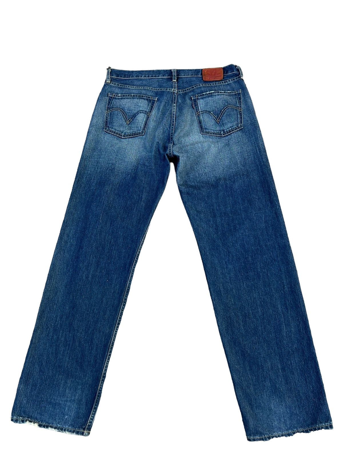 Levi's Vintage 2007 Levi’s 503 Japan Fade Denim Distressed Jeans Size US 36 / EU 52 - 13 Thumbnail
