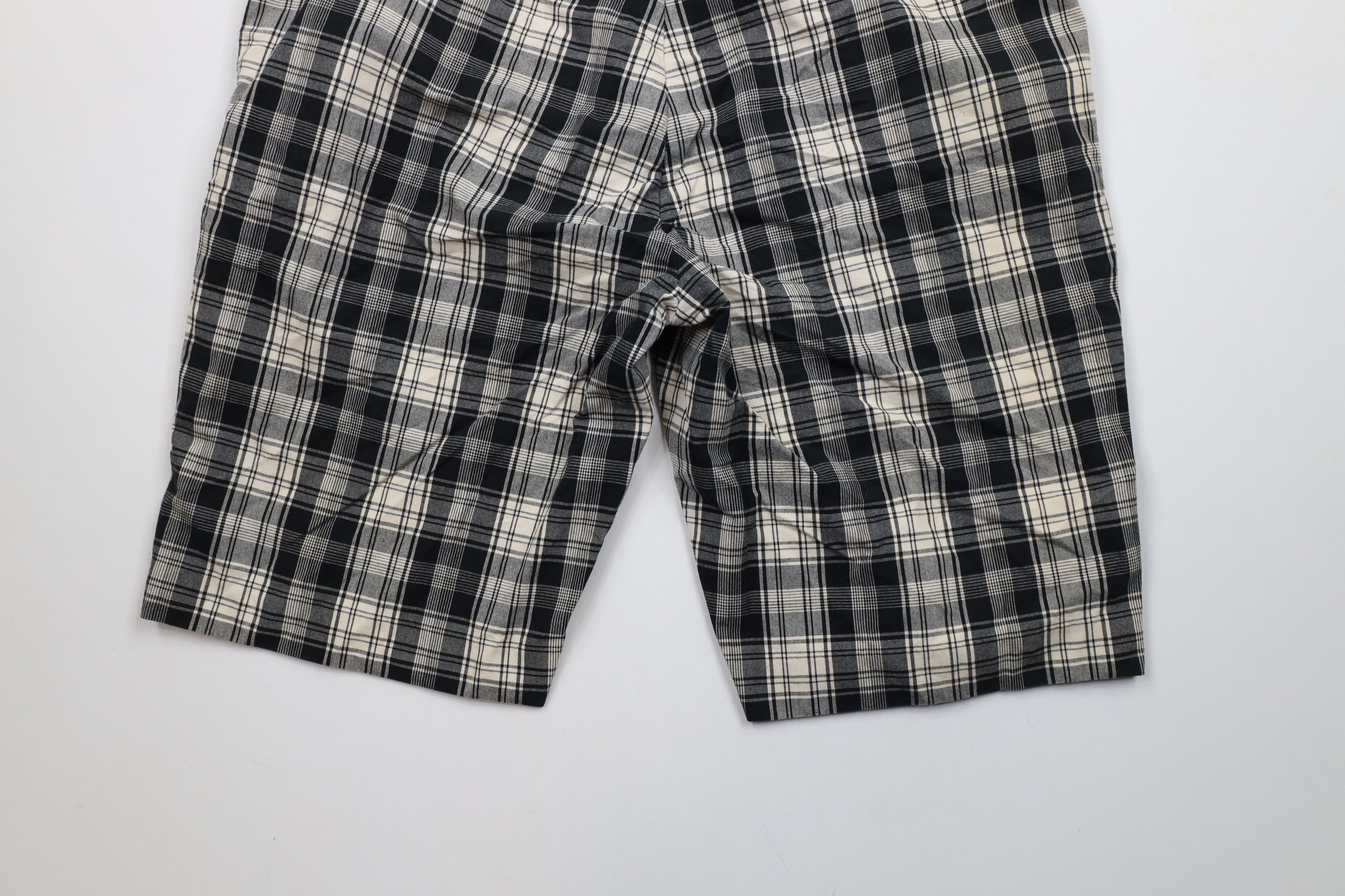Ralph Lauren × Vintage Vintage 90s Ralph Lauren Golfing Chino Shorts Plaid Cotton Size US 36 / EU 52 - 10 Thumbnail