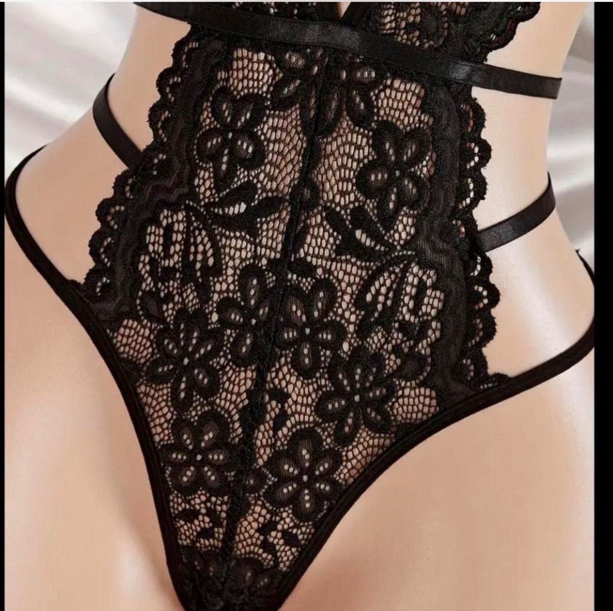 Other Sexy Black Lace Lingerie for Women Size S- One Piece Body Size S / US 4 / IT 40 - 4 Thumbnail