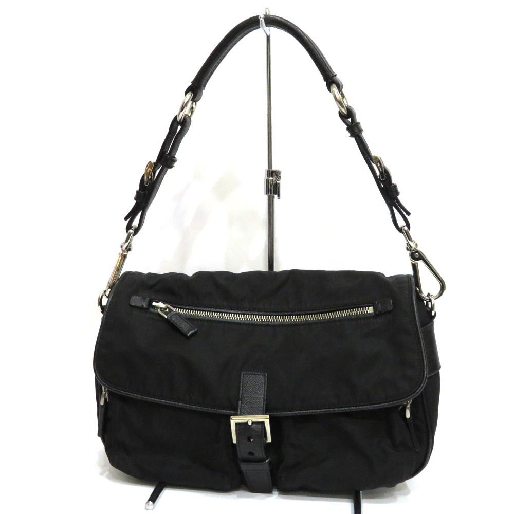 Prada Nylon One-shoulder Asuraku AB Bag
