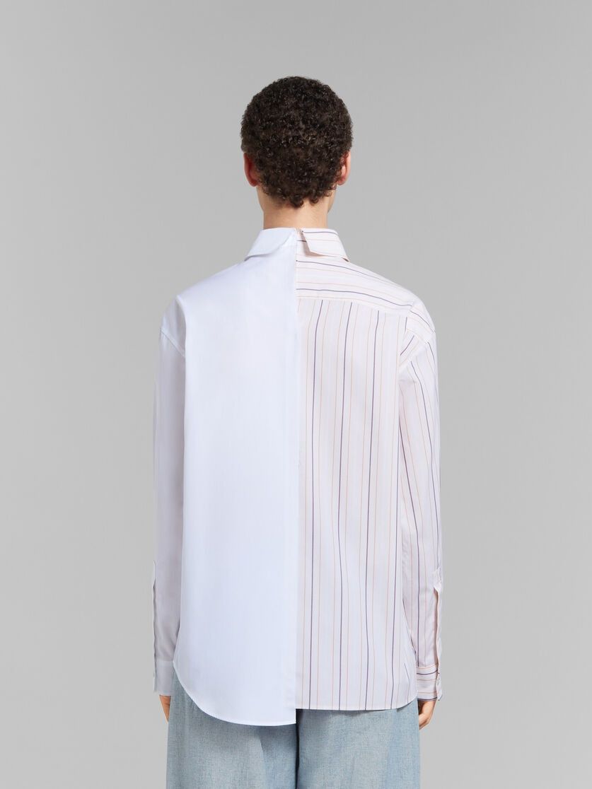 Marni o1f1d3z0825 Striped Organic Patchwork Shirt in Multicolor Size XL / US 12-14 / IT 48-50 - 3 Thumbnail