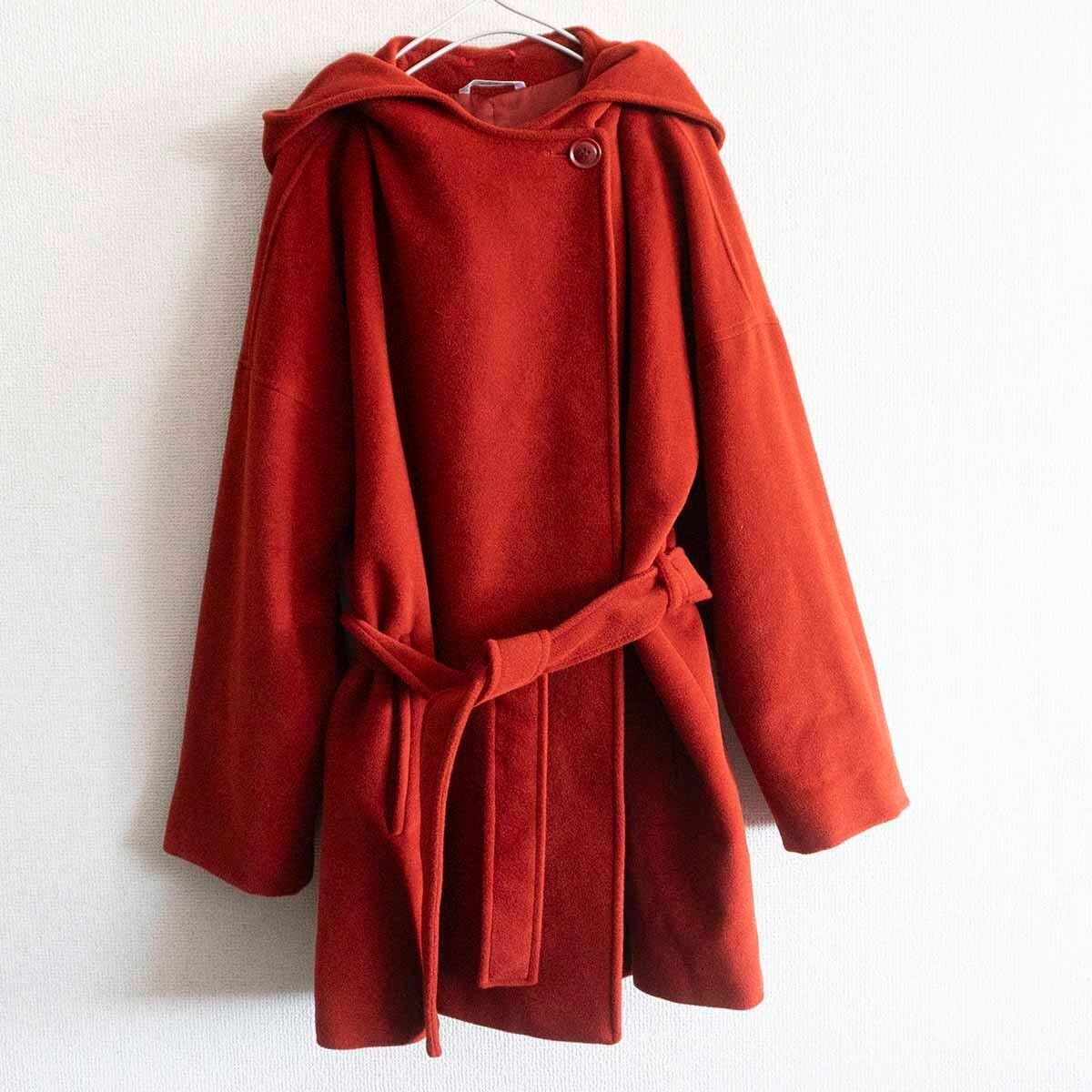 Max Mara Max Mara Belted Gown Coat Red Size 36 Size US XL / EU 56 / 4 - 1 Thumbnail