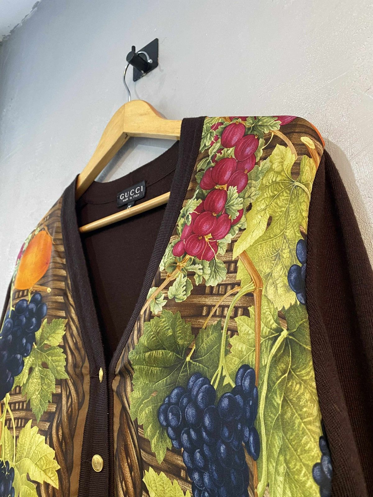 Gucci GUCCI Botanical Vineyard Knit Cardigan Size US M / EU 48-50 / 2 - 2 Thumbnail