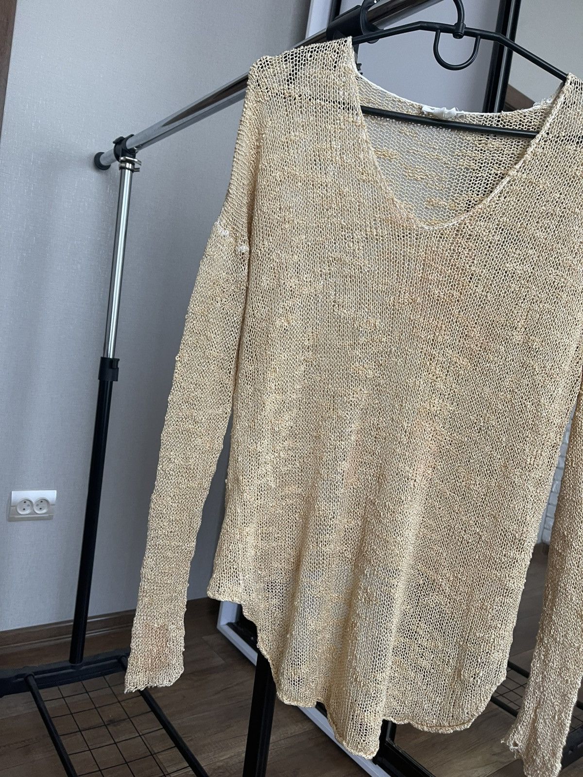 Helmut Lang Helmut Lang Silk Pullover Sweater Asymmetrical Size US S / EU 44-46 / 1 - 7 Thumbnail