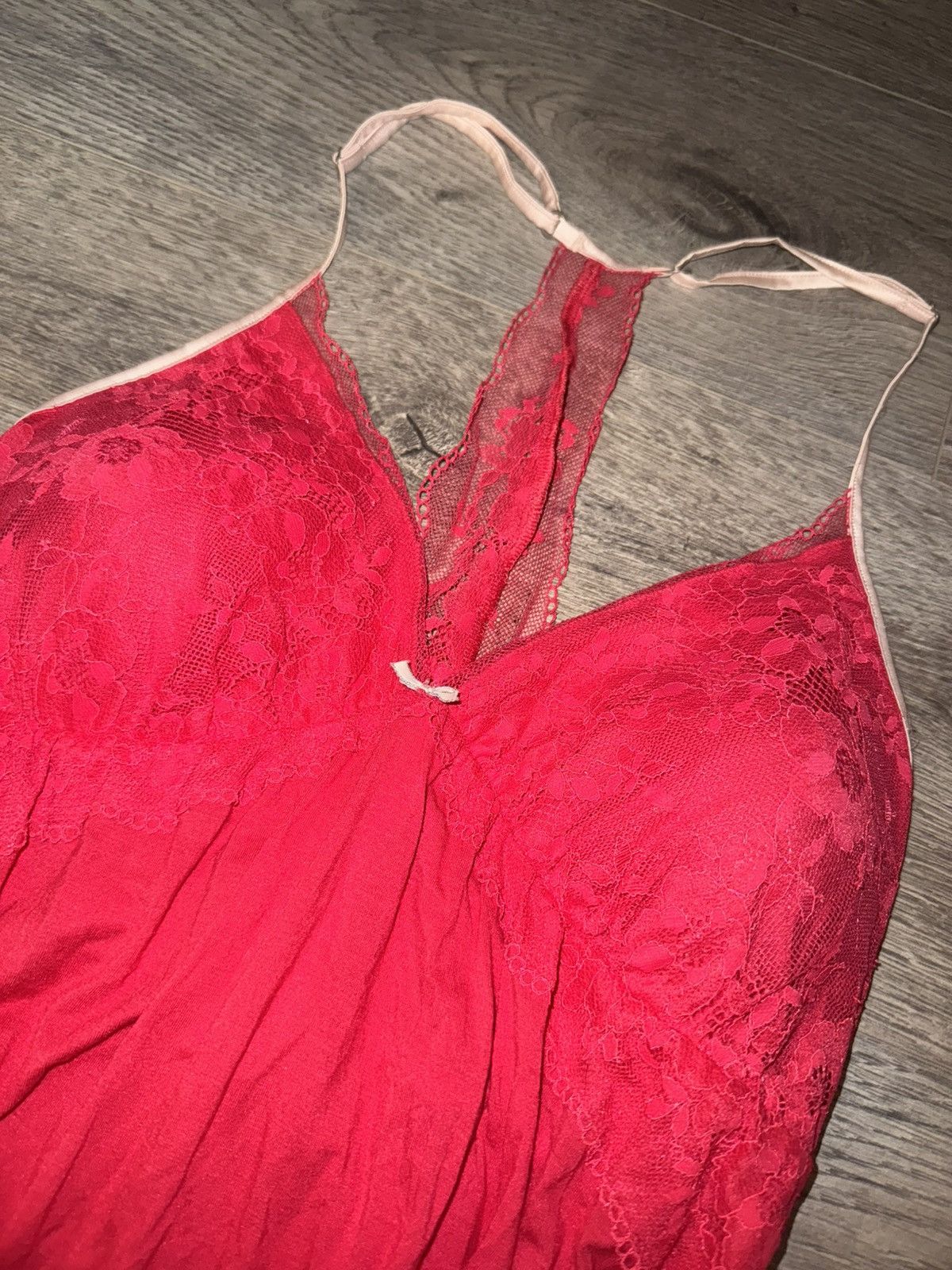 Victoria's Secret Victoria’s Secret Super Soft Lacy Red Lingerie Dress L Size L / US 10 / IT 46 - 4 Thumbnail