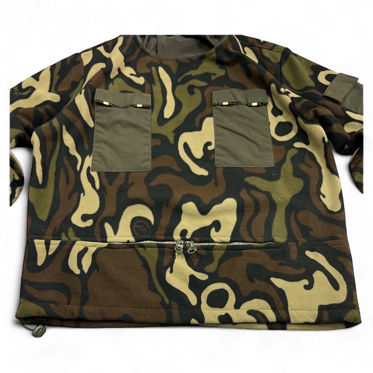 Maharishi Vintage Maharishi Half Zipper Fleece Camouflage Size US M / EU 48-50 / 2 - 9 Thumbnail