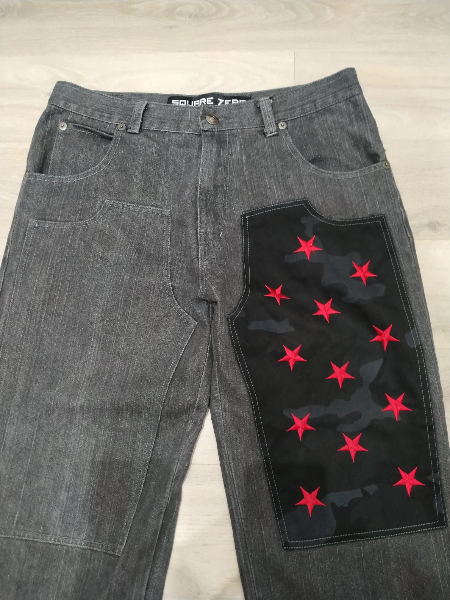 Vintage Square Zero jeans 36W, wide, parachute Size US 36 / EU 52 - 9 Thumbnail
