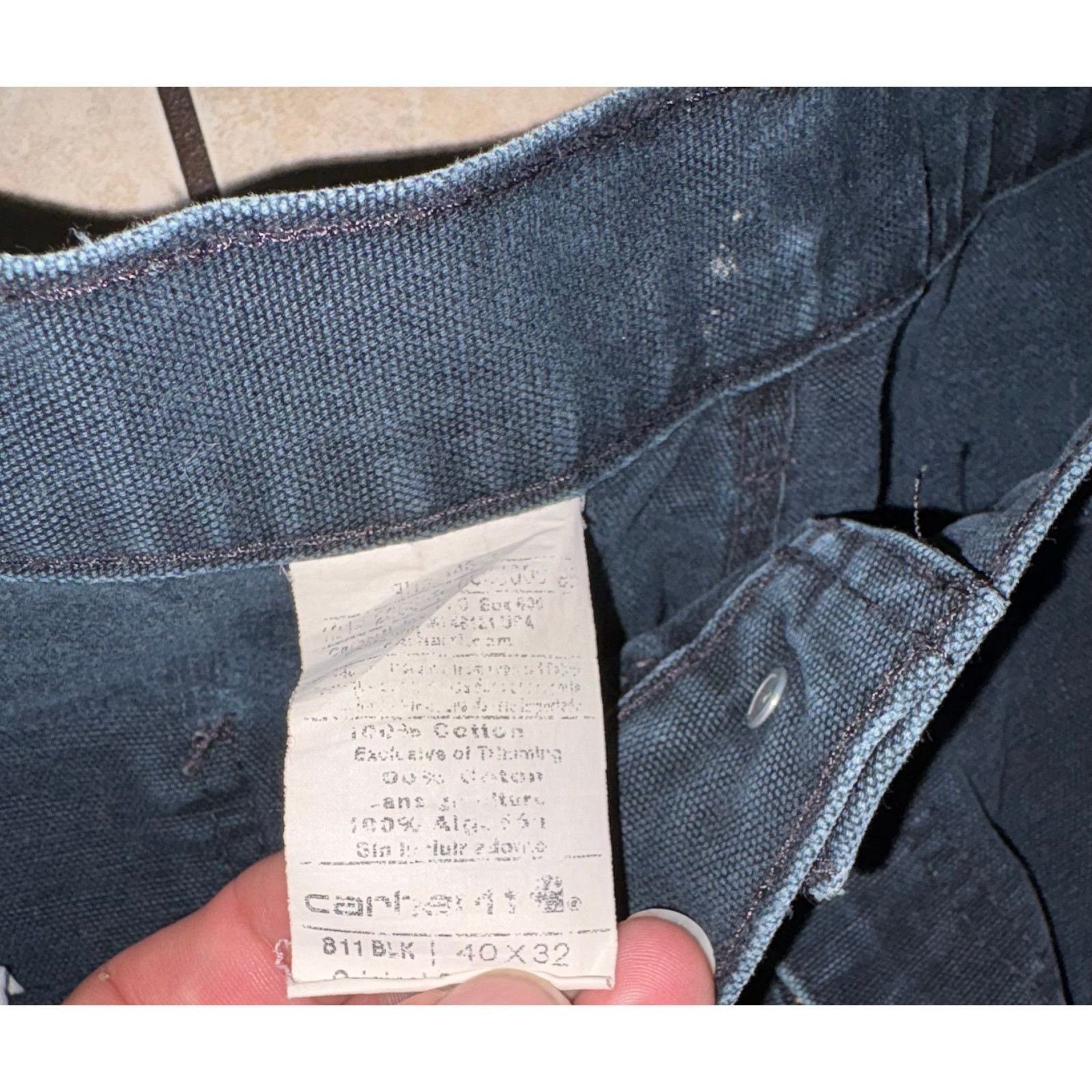 Carhartt Vintage Carhartt pants black 40x32 Size US 40 / EU 56 - 2 Thumbnail