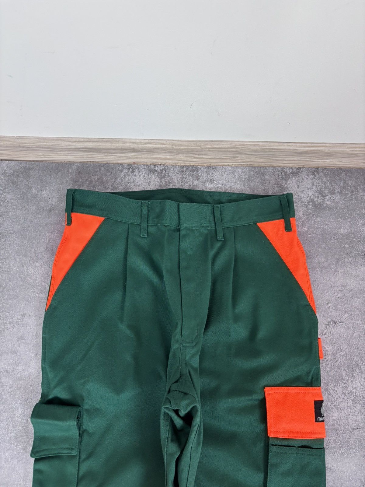 Other Mascot Men’s NEW Reflective Green/Orange Safety Work Pants Size US 32 / EU 48 - 7 Thumbnail