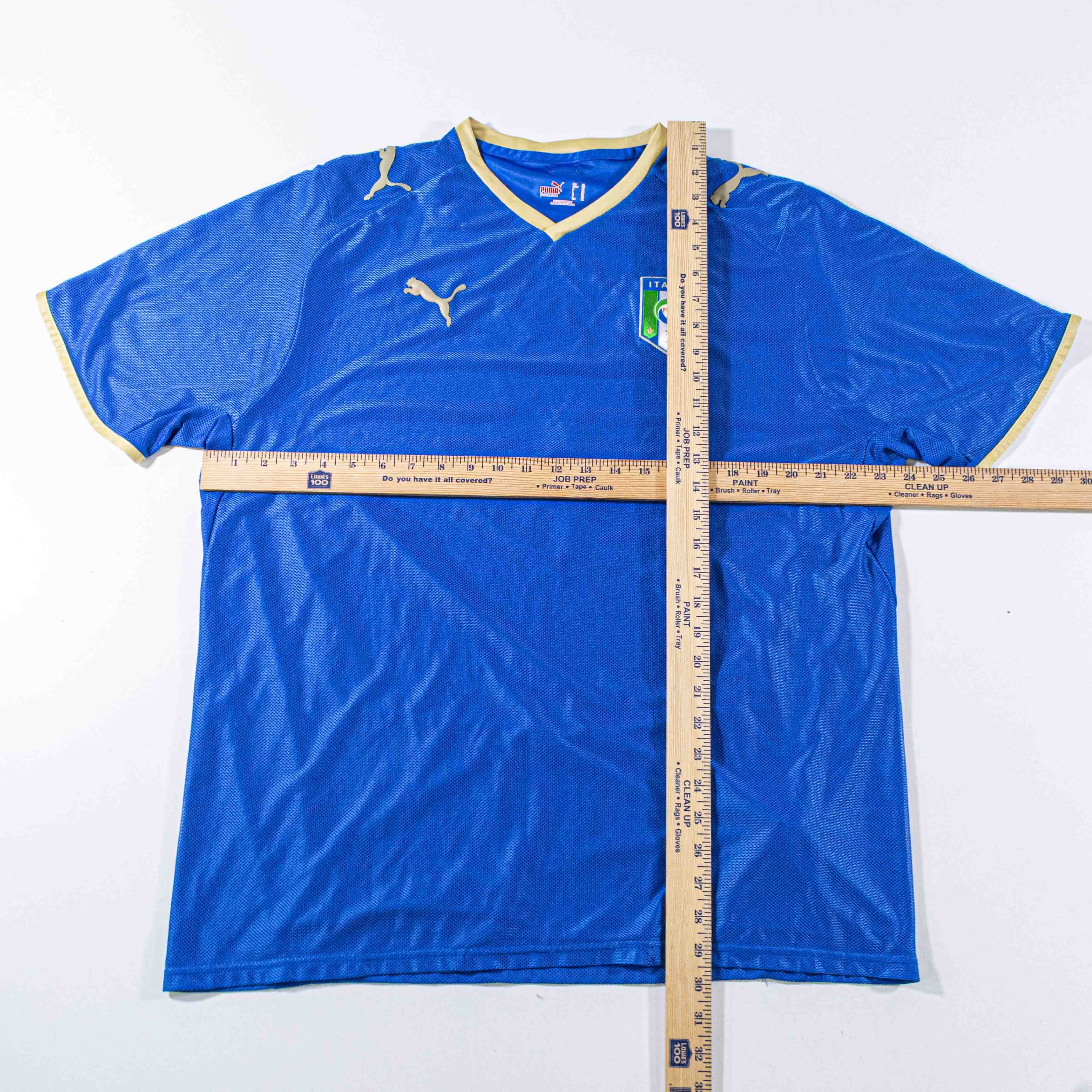 Puma Vintage Puma 2007 2008 Italy Home Jersey Luca Toni 9 Euro Size US XL / EU 56 / 4 - 3 Thumbnail