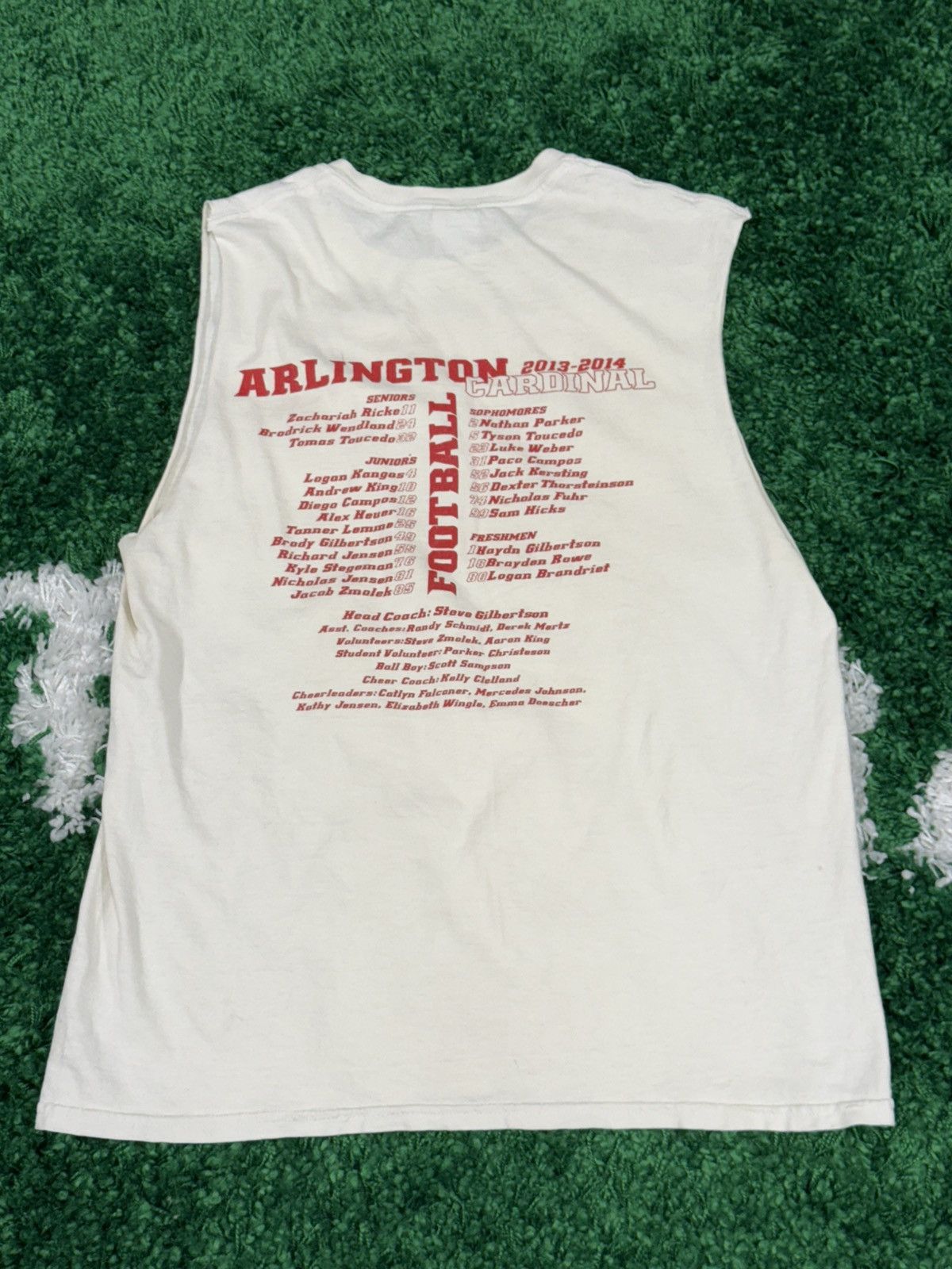 Vintage Arlington Texas Cardinals Muscle Tank Top Tee Medium Size US M / EU 48-50 / 2 - 4 Thumbnail