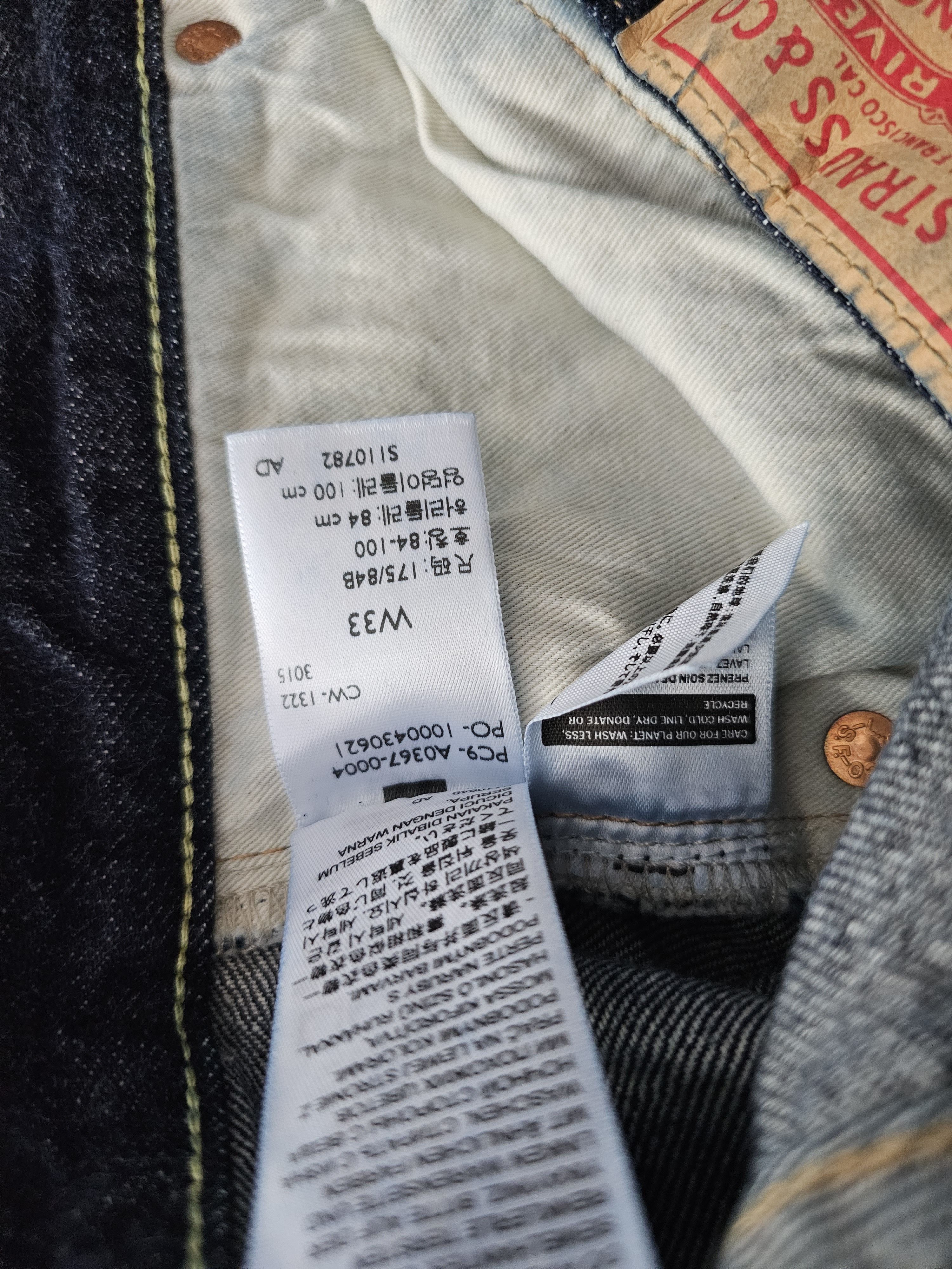 Levi's Vintage Clothing Levi's Vintage Clothing 1960 501 Made Japan Big E Selvedge Size US 33 - 11 Thumbnail