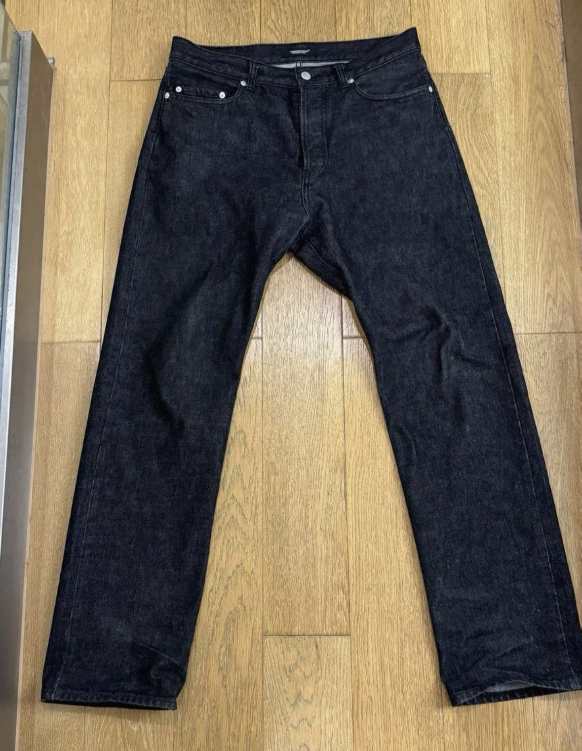 Undercover UNDERCOVER PSYCHO Embroidered applique black jeans Size US 32 / EU 48 - 6 Thumbnail