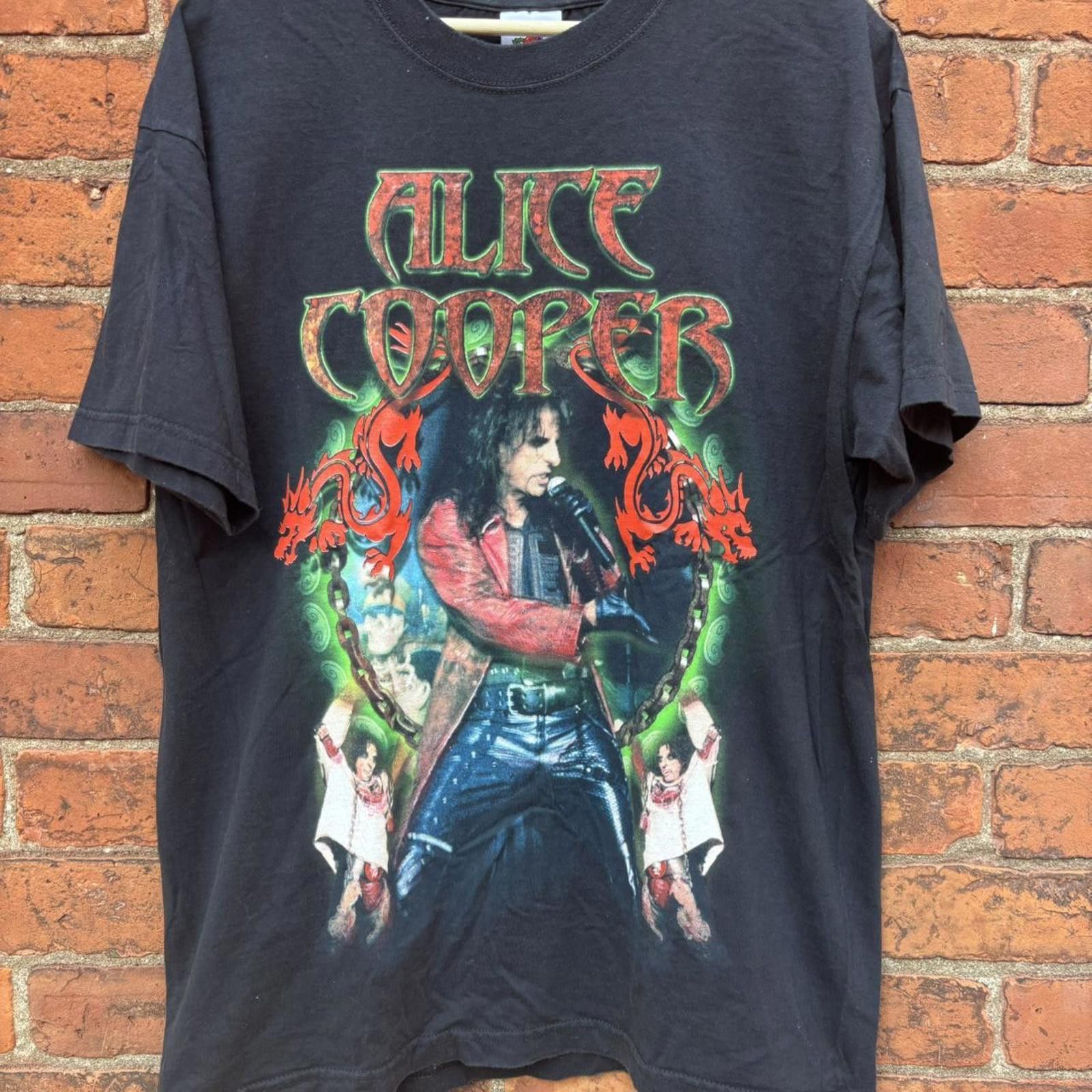 Fruit Of The Loom vintage Alice cooper tour t shirt 2002 L Size US L / EU 52-54 / 3 - 2 Thumbnail