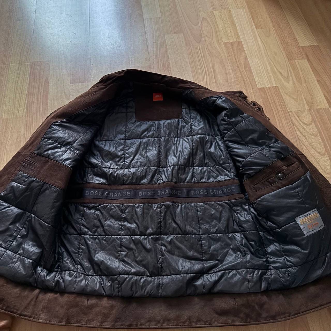 Hugo Boss Hugo Boss Orange Vintage leather jacket Size US L / EU 52-54 / 3 - 12 Thumbnail