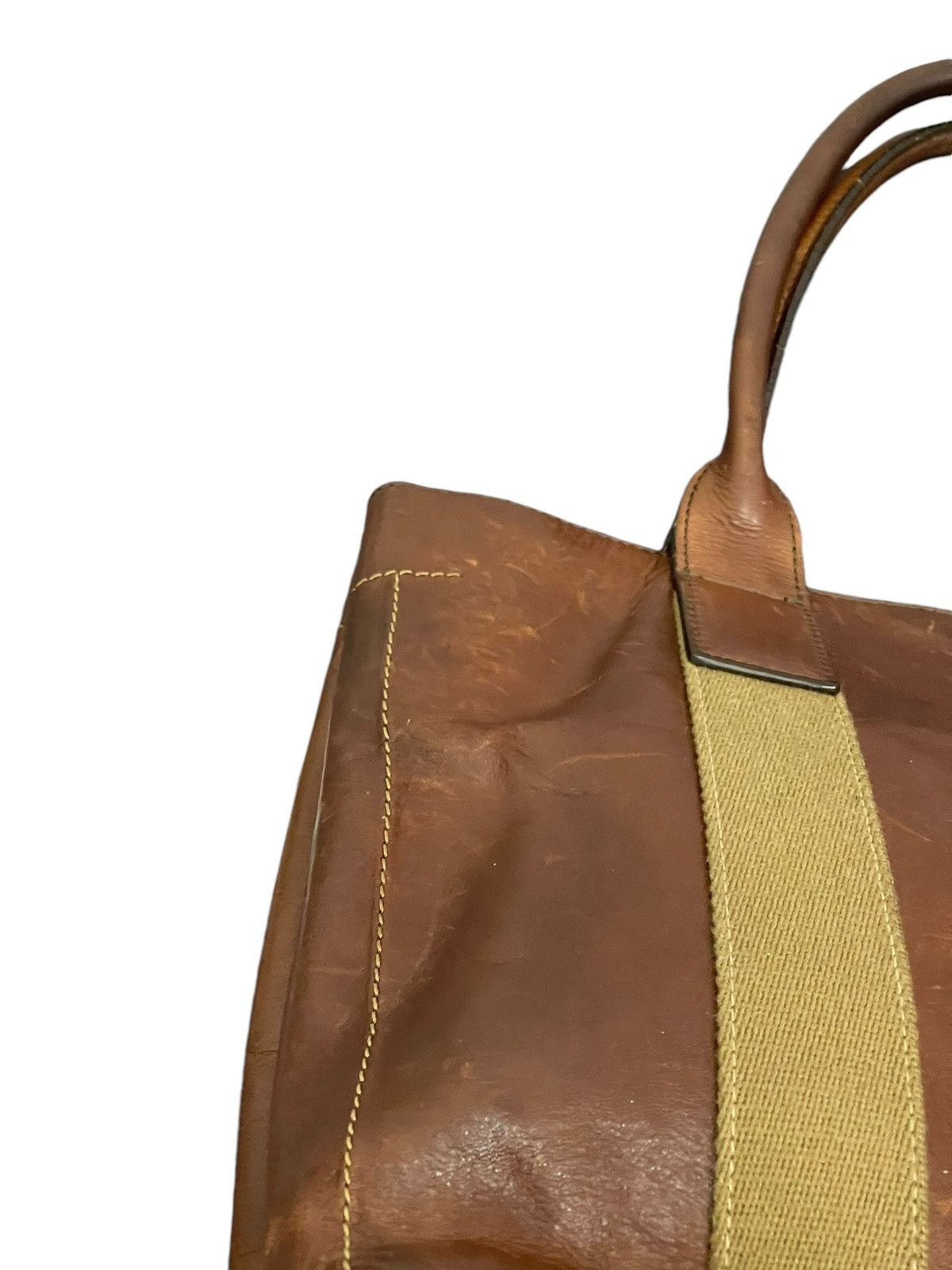 Japanese Brand Full Leather Patina Sazaby Japan Tote Shoulder Bag 1🟩1 Size ONE SIZE - 19 Thumbnail