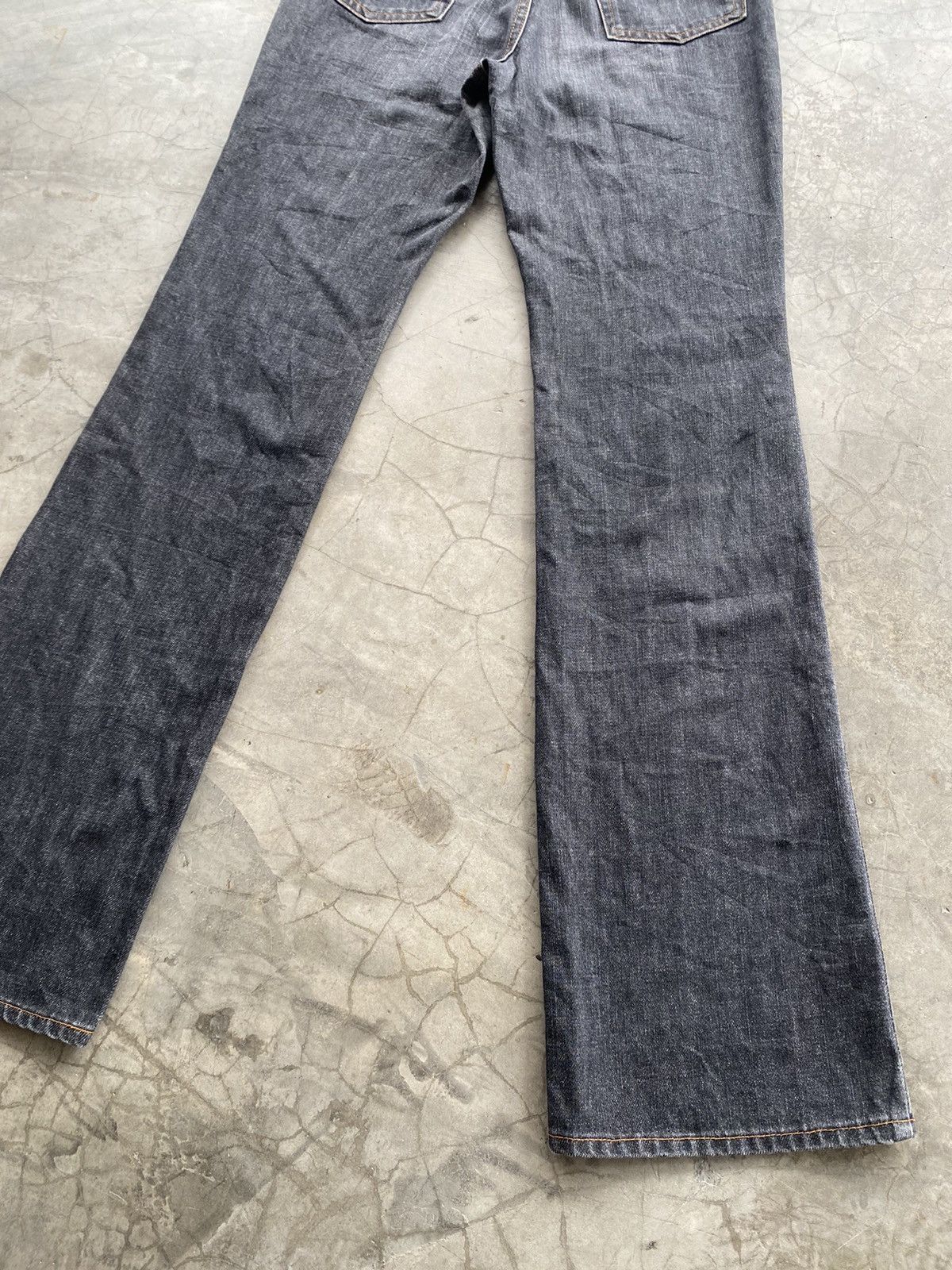Hysteric Glamour × If Six Was Nine × Le Grande Bleu (L.G.B.) Flare Jeans Japanese Bobson Fade Black Size US 29 - 10 Thumbnail