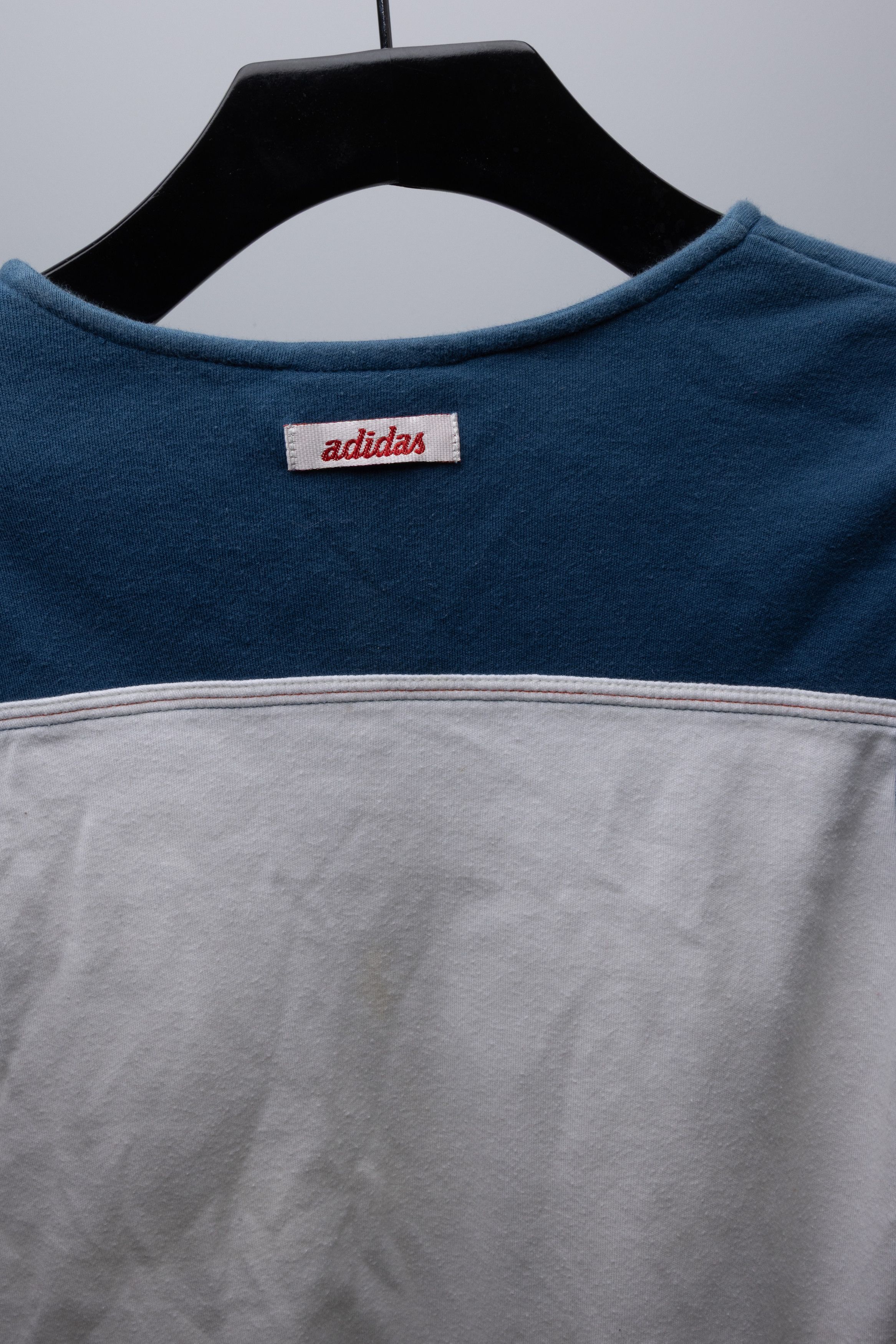 Adidas Adidas Vintage Sports Cream/Blue Tank Size US M / EU 48-50 / 2 - 3 Thumbnail