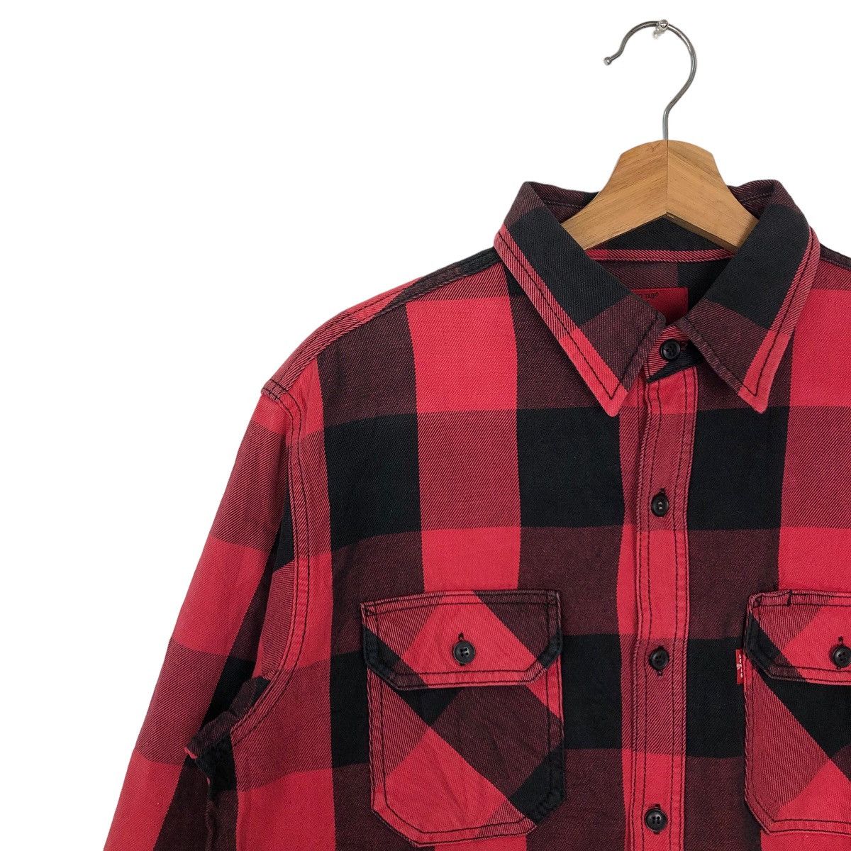 Levi's VINTAGE LEVI’S FLANNEL JACKET TARTAN DESIGN Size US L / EU 52-54 / 3 - 6 Thumbnail