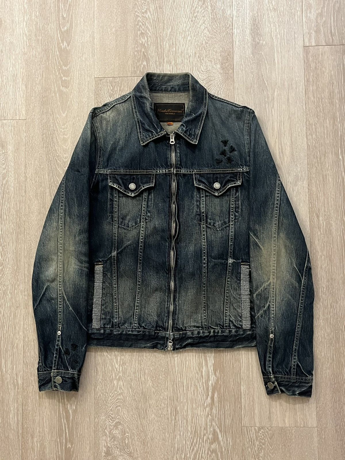 Undercover AW06 Guruguru BBV Bug/Insect Denim Jacket Size US L / EU 52-54 / 3 - 2 Thumbnail