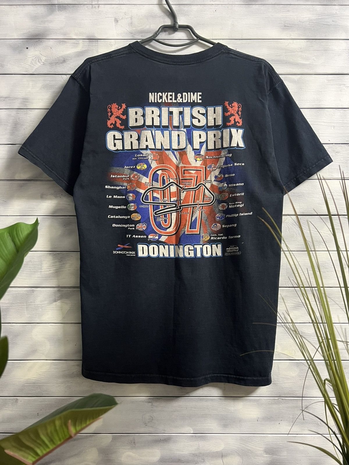 Vintage Rare Vintage MOTO T-Shirt British Grand prix Donington 2007 Size US L / EU 52-54 / 3 - 3 Thumbnail
