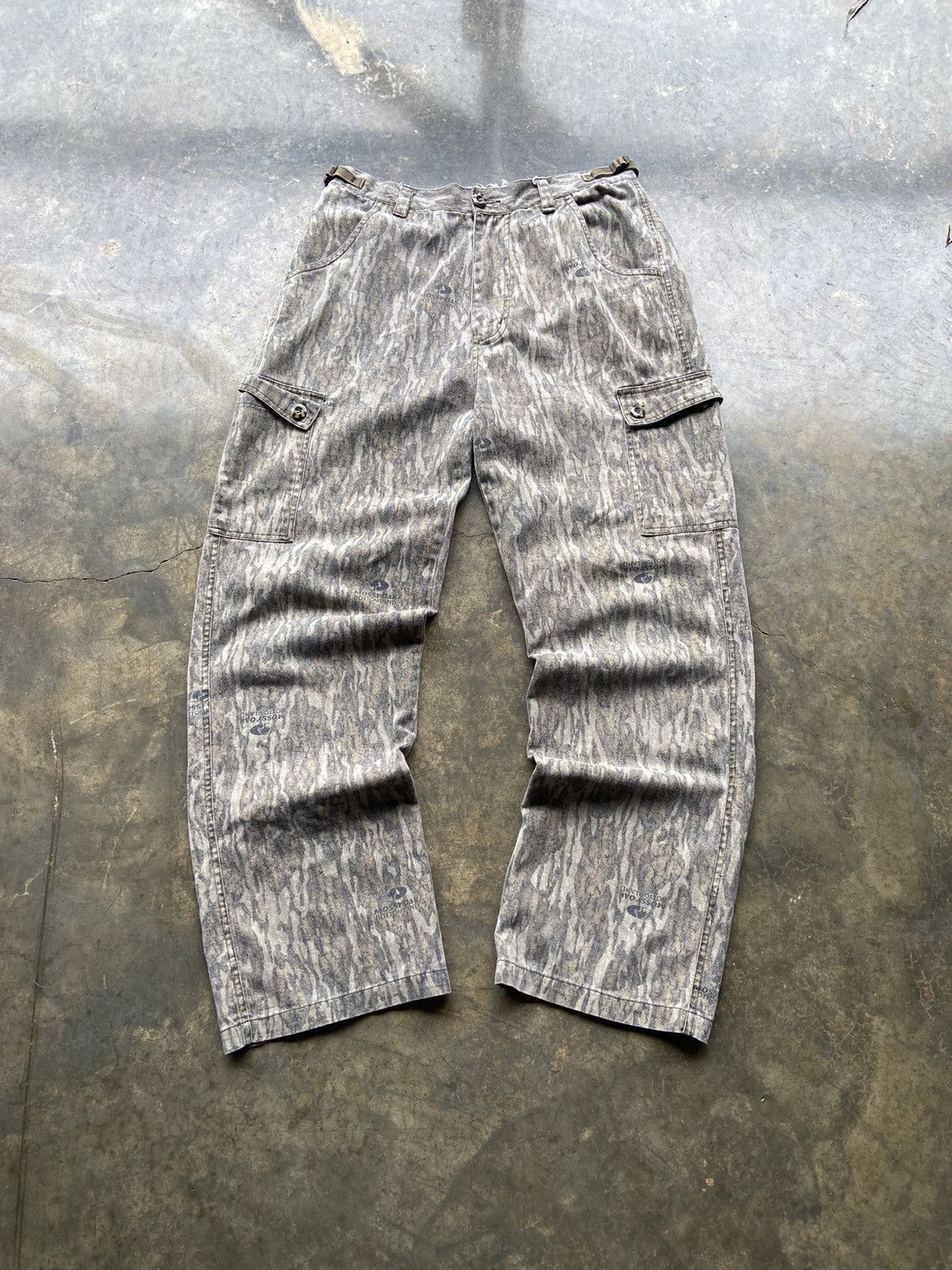 Mossy Oaks Crazy Vintage Baggy 90’s Faded Mossy Oaks Cargo Pants Size US 32 / EU 48 - 3 Thumbnail