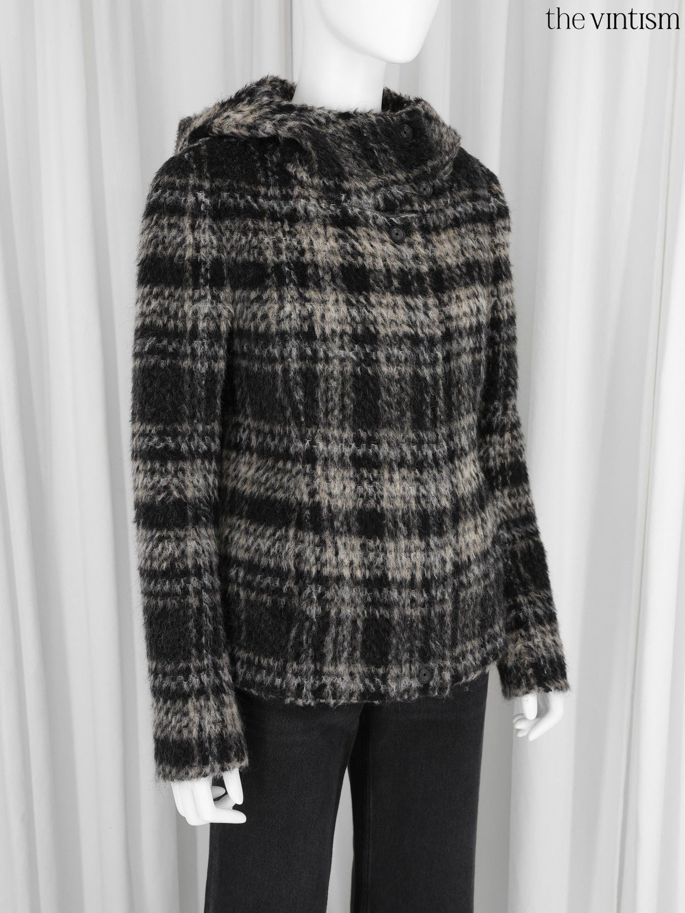 Annette Gortz Annette Gortz Hooded Virgin Wool, Alpaca & Mohair Jacket 36 Size S / US 4 / IT 40 - 3 Thumbnail