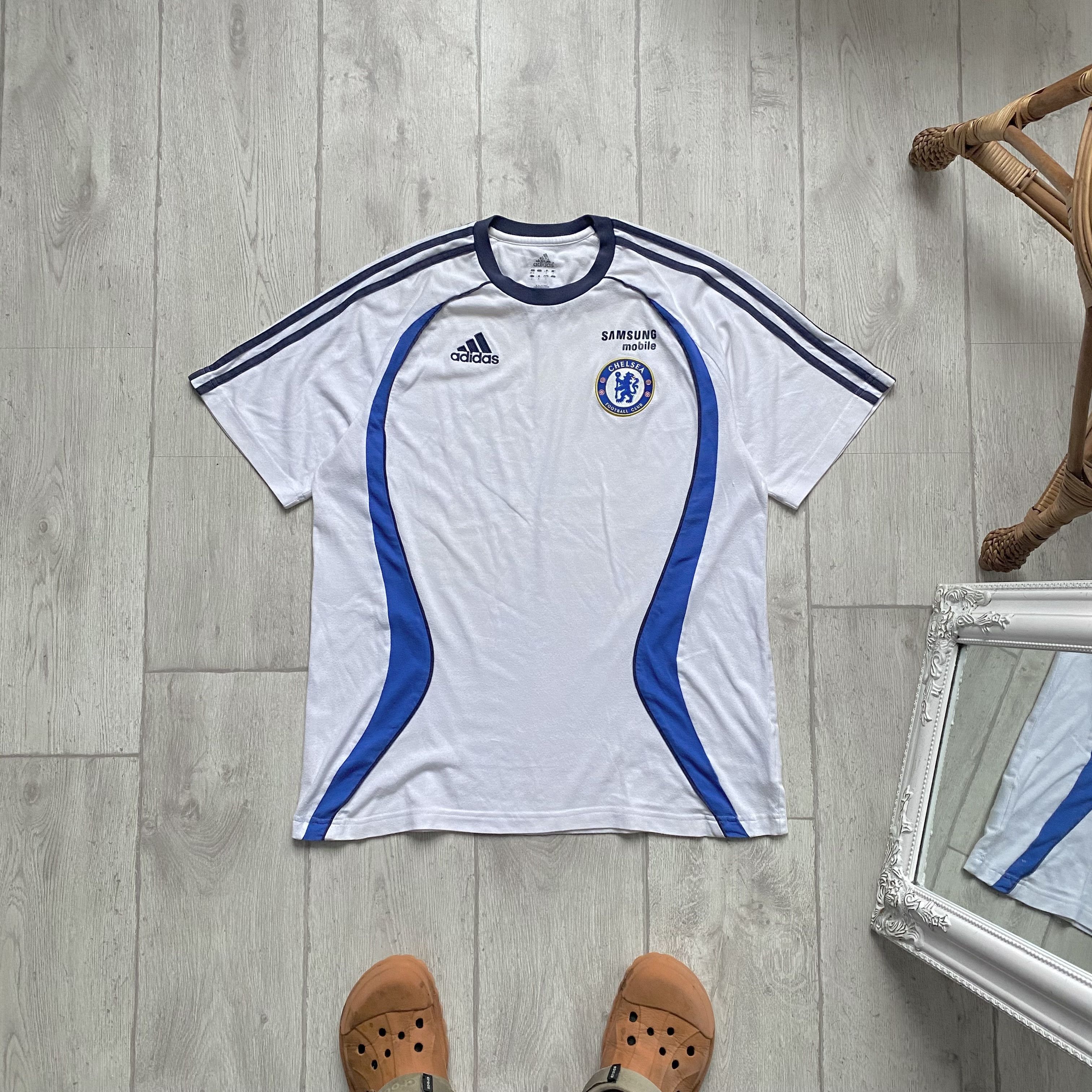 Adidas ⚽️ Blokcore Vintage Chelsea Tee Soccer Jersey Football Size US M / EU 48-50 / 2 - 1 Thumbnail