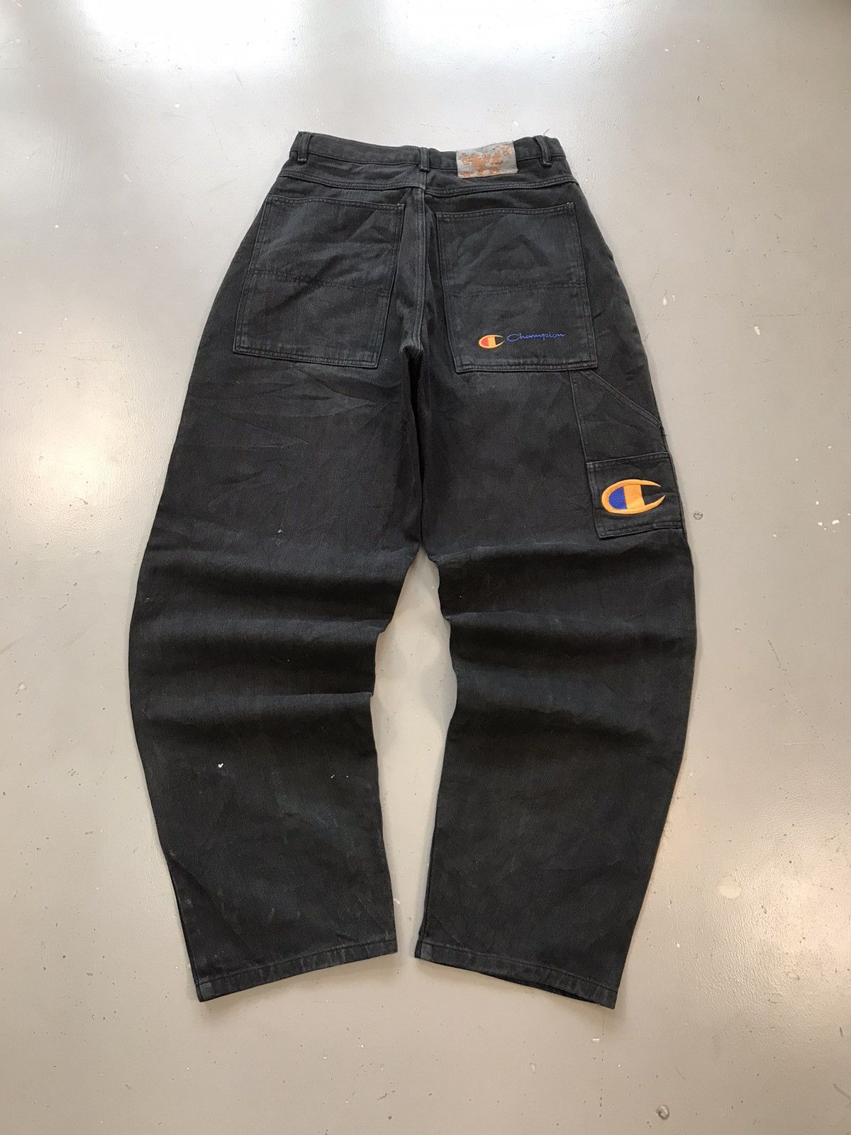Champion × Vintage Vintage champion big pocket baggyfit denim Size US 31 - 7 Thumbnail