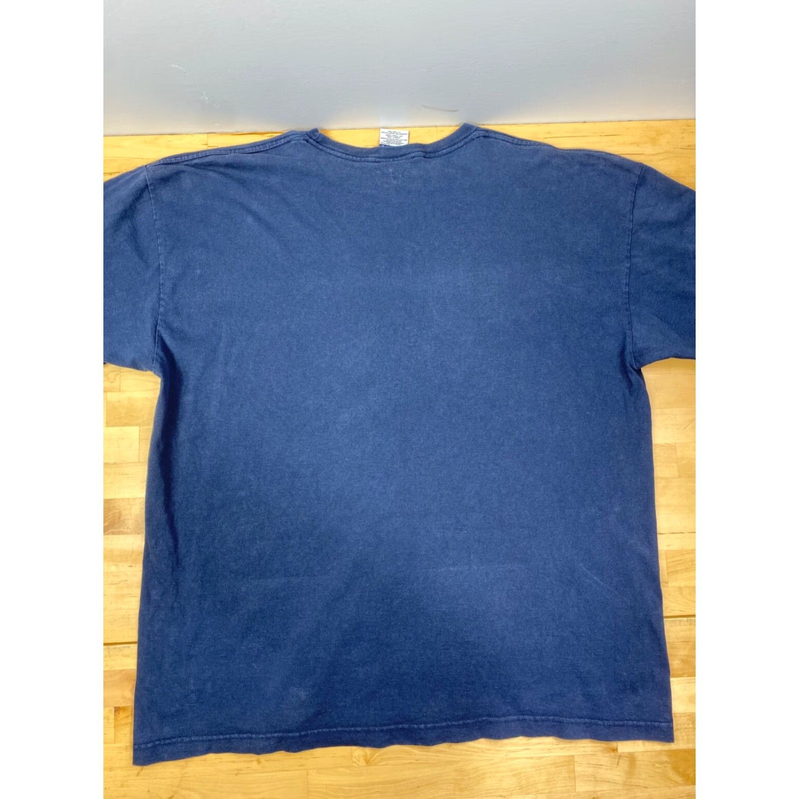 Tommy Hilfiger VINTAGE Tommy Hilfiger Shirt Men XL Blue Crew Neck Short Sleeve T-Shirt Size US XL / EU 56 / 4 - 2 Thumbnail