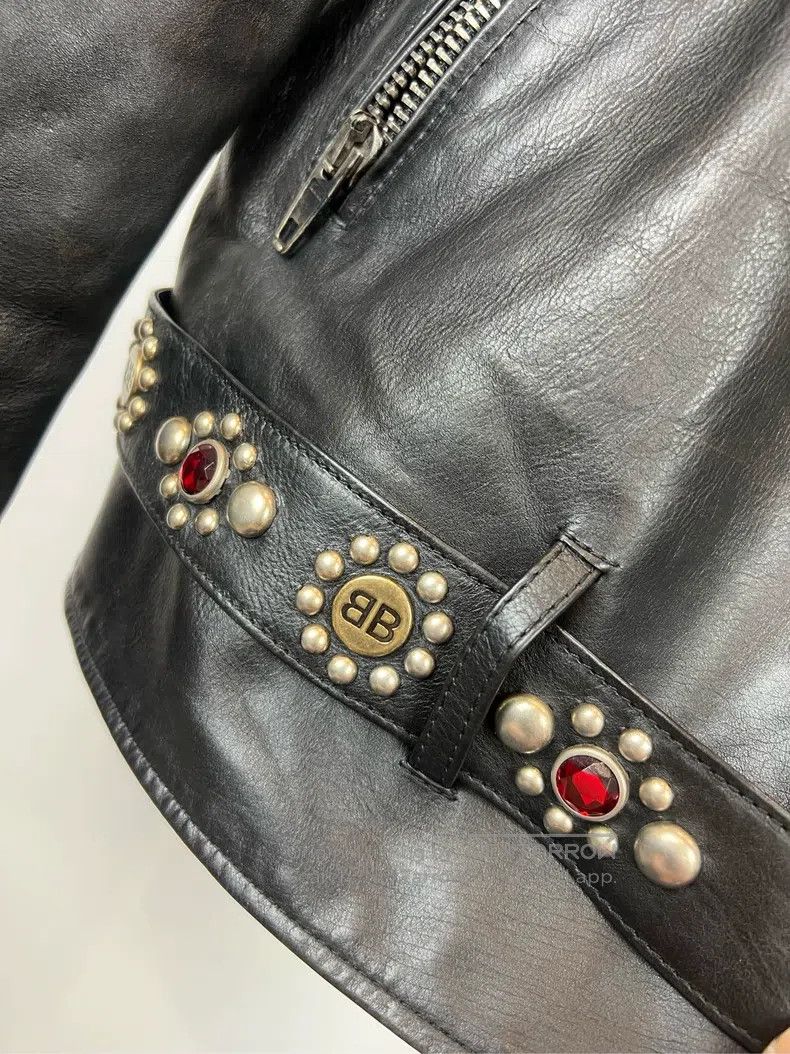 Balenciaga Balenciaga Leather Jacket Size US S / EU 44-46 / 1 - 3 Thumbnail