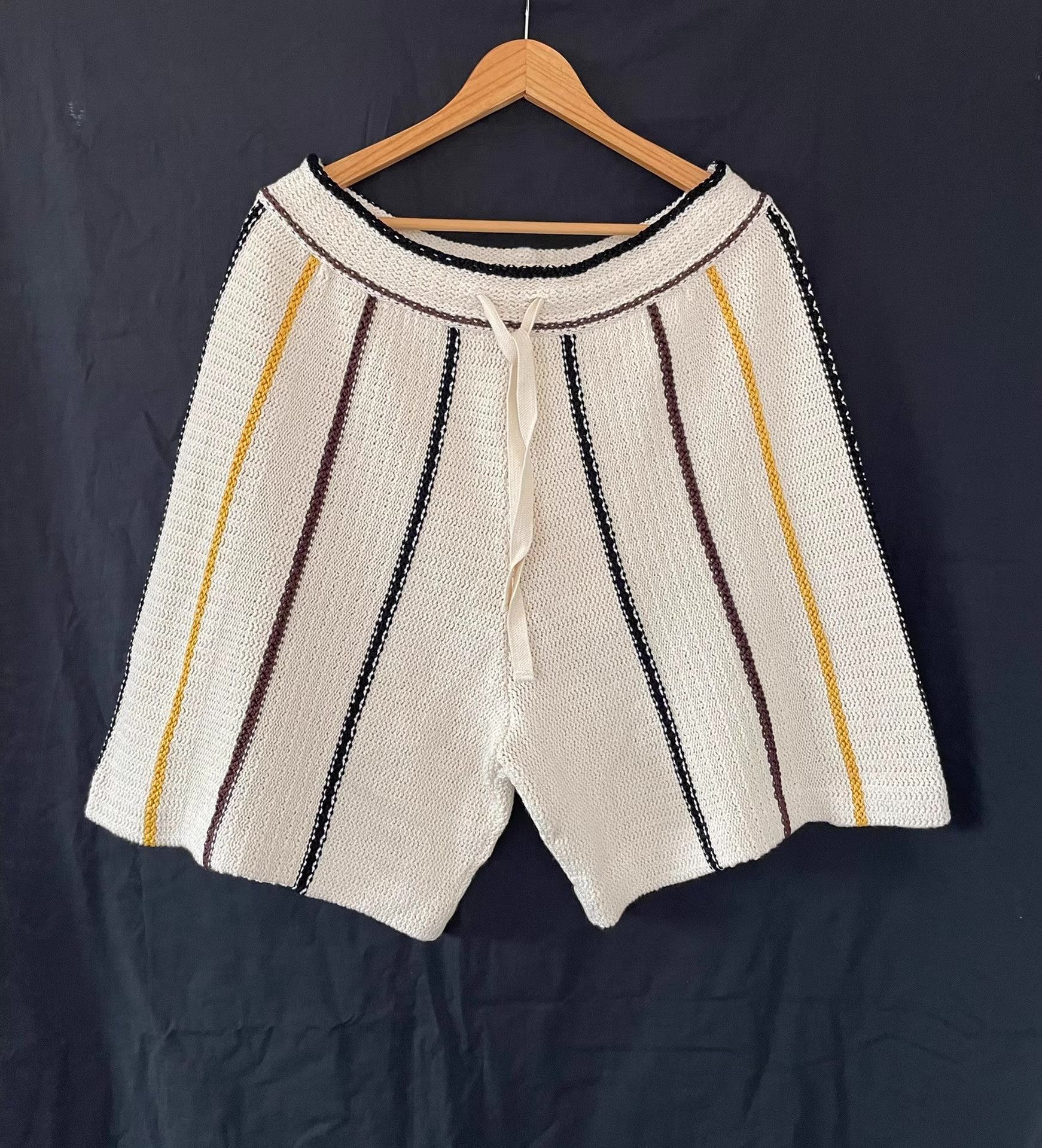 Jil Sander Jil Sander Men's Knit Shorts Ｑ21 Size US 34 / EU 50 - 1 Thumbnail
