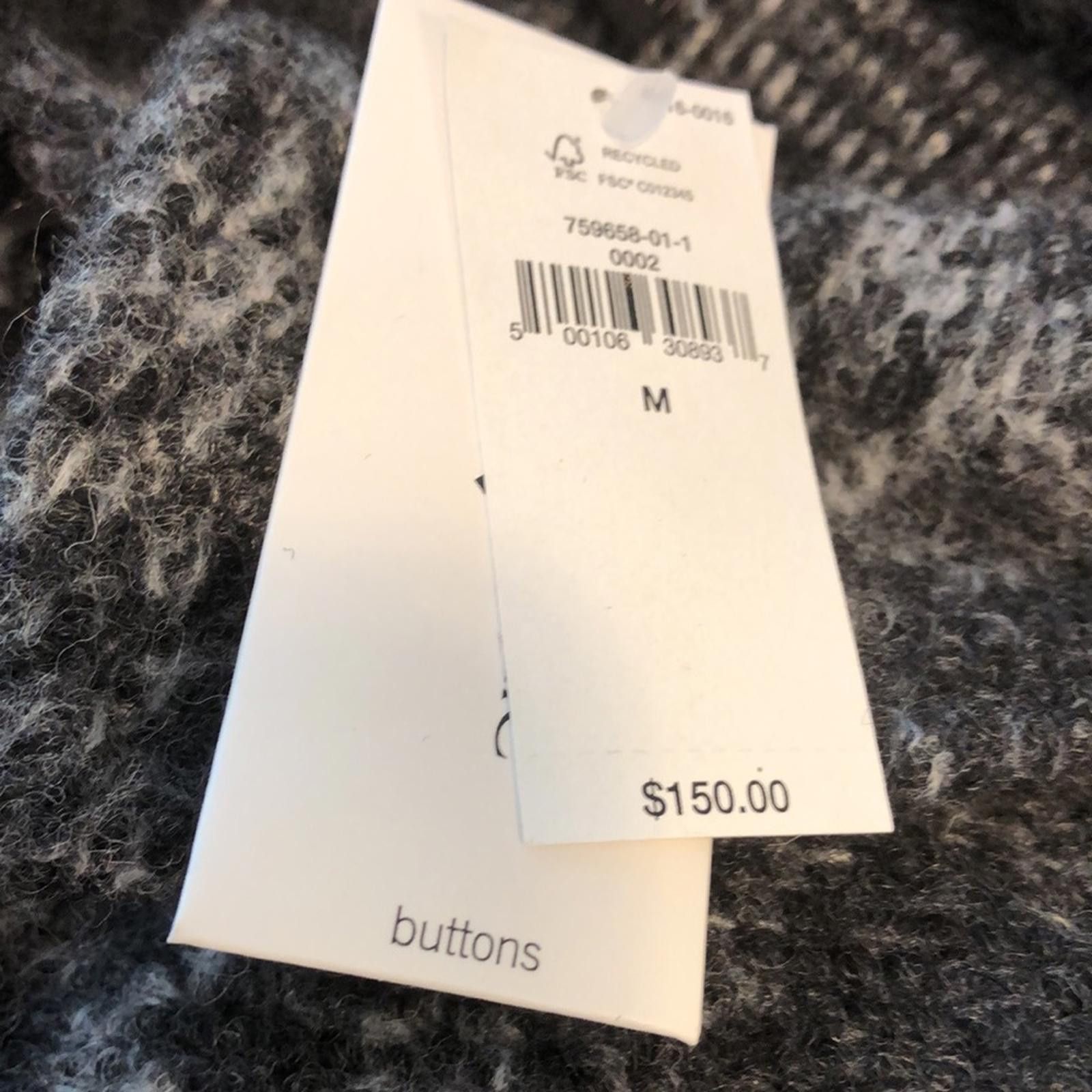 Banana Republic Banana Republic Factory gray wool plaid Shacket SZ Medium Size M / US 6-8 / IT 42-44 - 8 Thumbnail