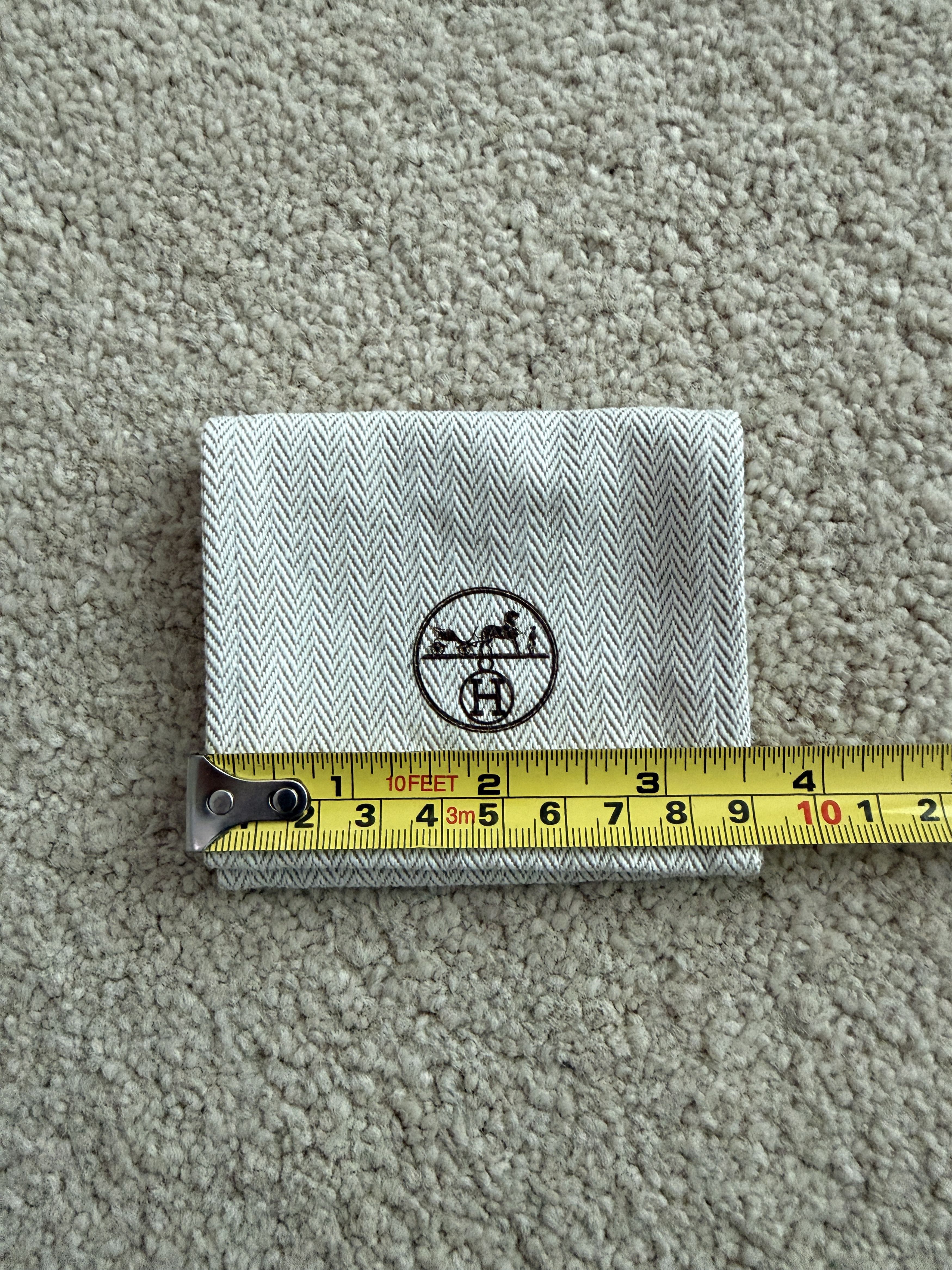 Hermes Authentic Hermes Jewelry Tweed Drawstring Storage Dust Bag Size ONE SIZE - 5 Thumbnail