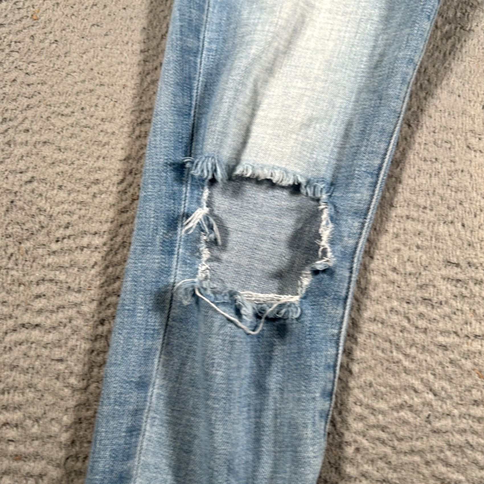 L'AGENCE L'AGENCE El Matador Jeans Women 26x24 Blue High Rise Slim Skinny Distressed Denim Zip Tapered Modern 90s style Mens Womens Guess? Size 26" / US 2 / IT 38 - 5 Thumbnail