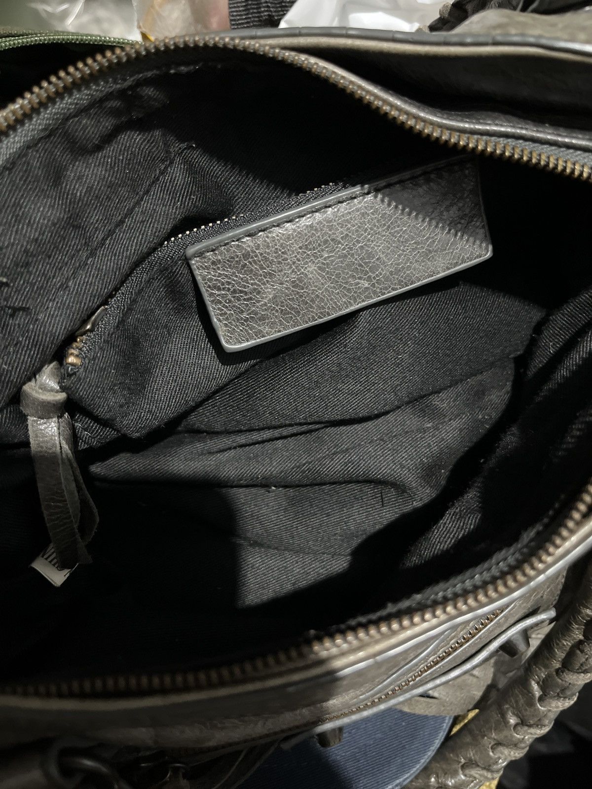 Vintage Gray city leather bag Size ONE SIZE - 8 Thumbnail