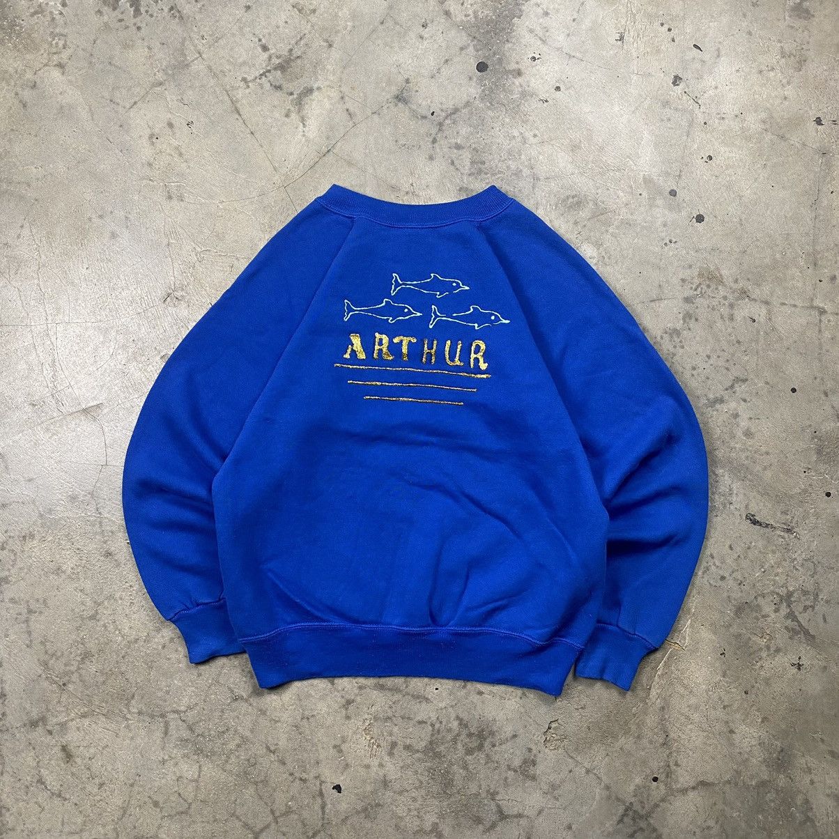 Hanes × Vintage 90s Arthur Crewneck Size S / US 4 / IT 40 - 1 Thumbnail