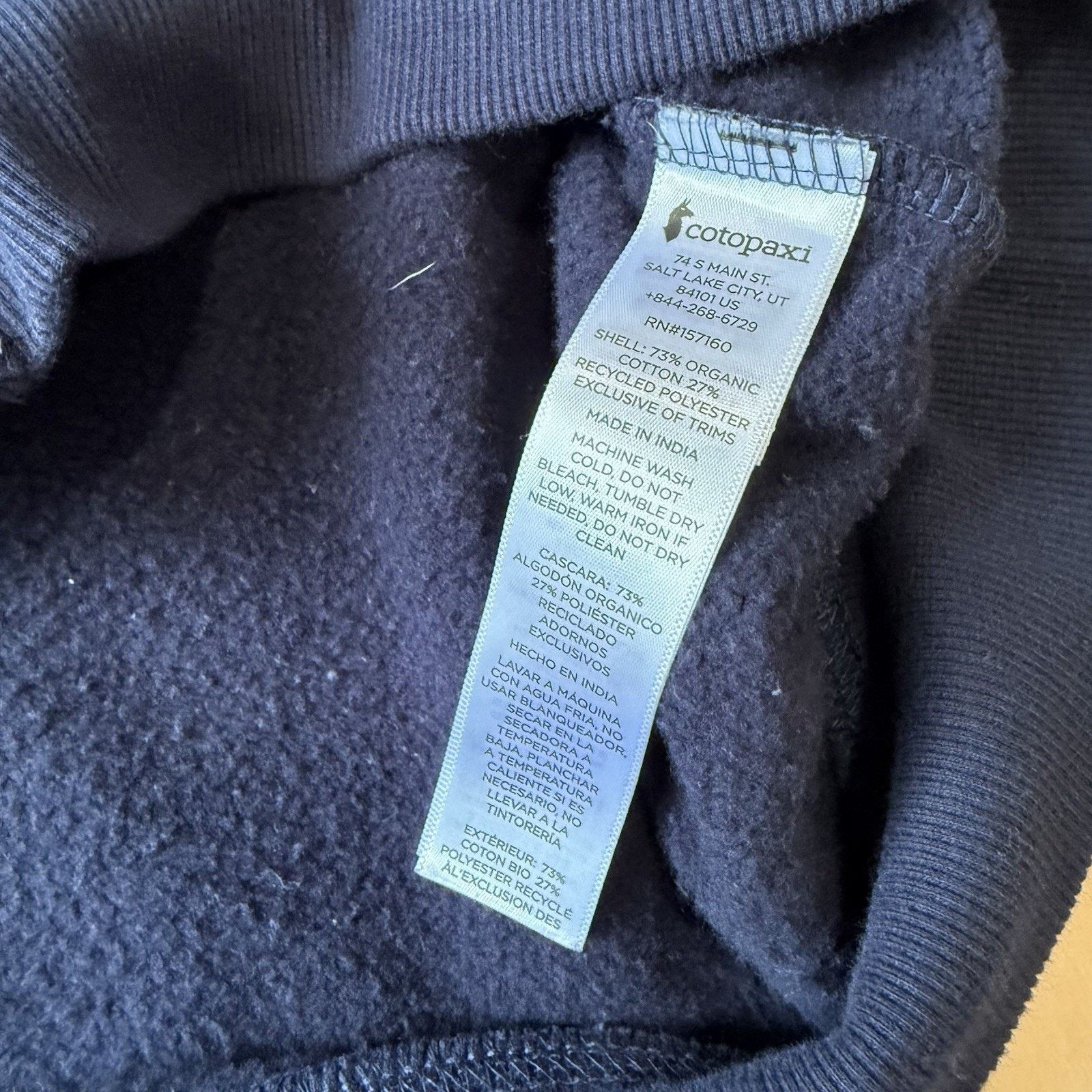 Cotopaxi Cotopaxi Jacket XL Navy Full Zip Hooded Cotton Outerwear Size US XL / EU 56 / 4 - 6 Thumbnail