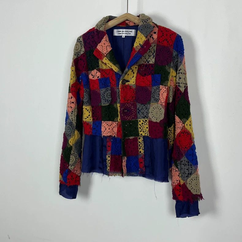 Comme des Garcons Comme Des Garcons Hand Crocheted Suit Jacket Size S / US 4 / IT 40 - 4 Thumbnail