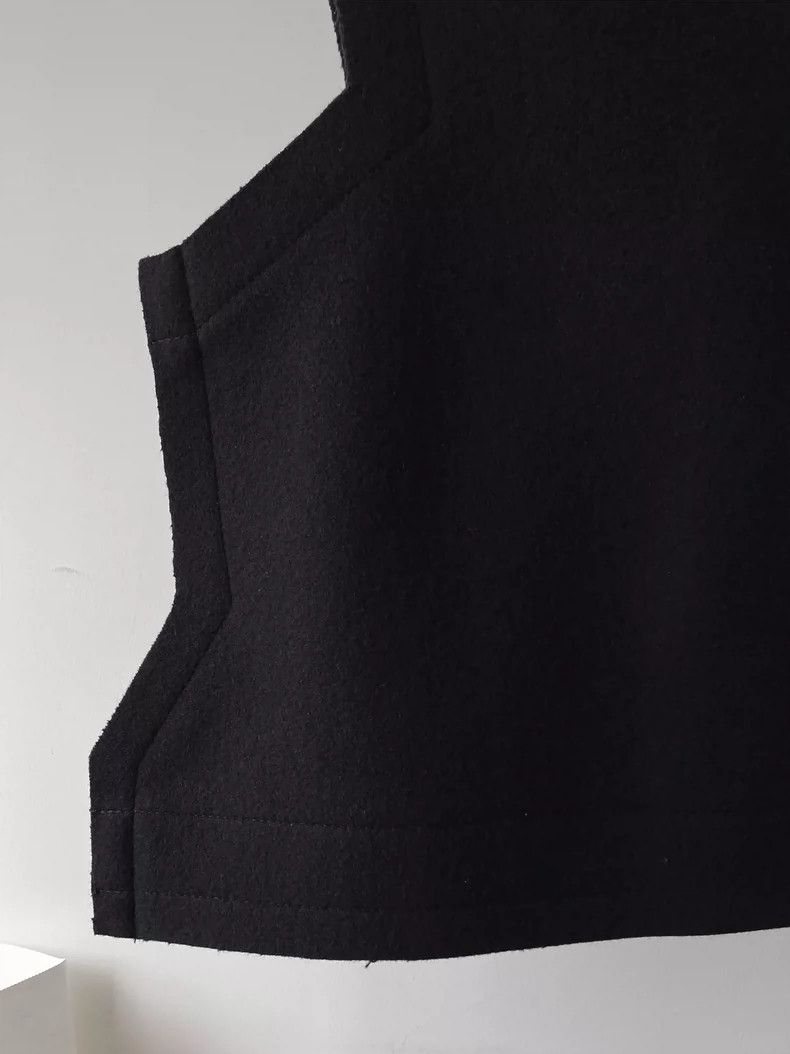 Comme des Garcons Comme Des Garcons Two-dimensional black vest Size XS / US 0-2 / IT 36-38 - 4 Thumbnail