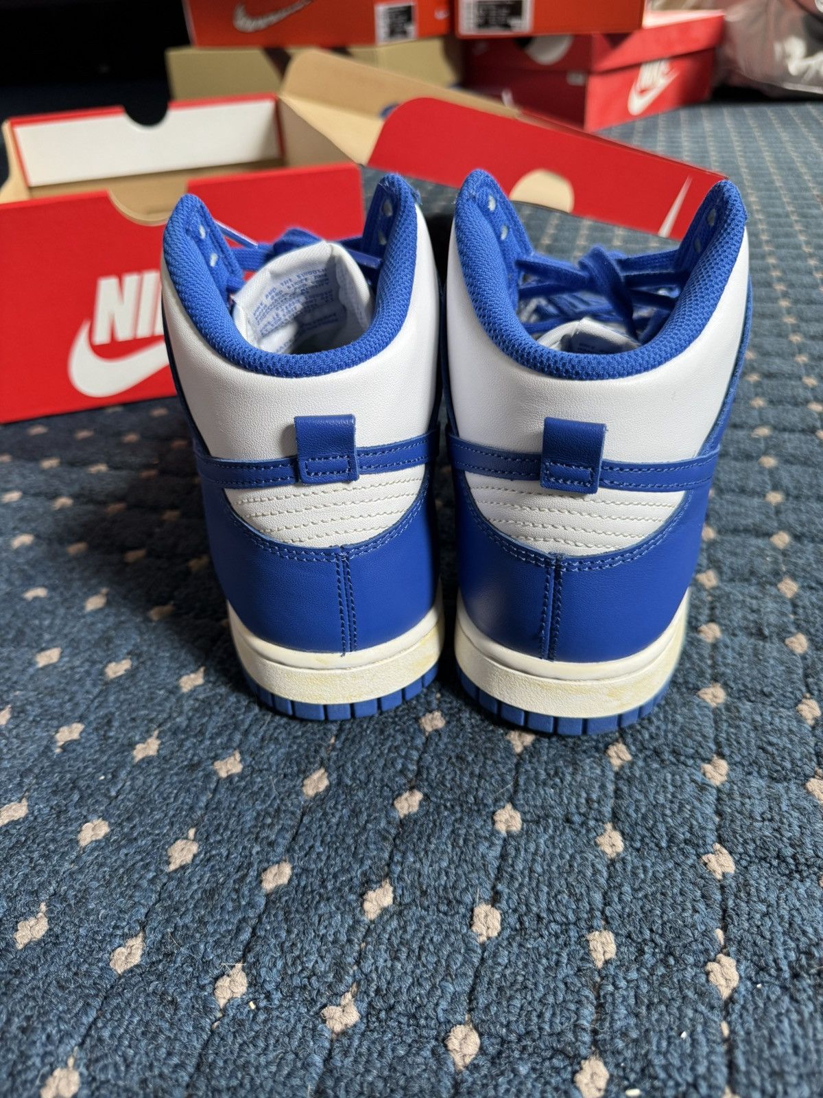 Nike Nike Dunk High Royal Blue Size US 8.5 / EU 41-42 - 4 Thumbnail