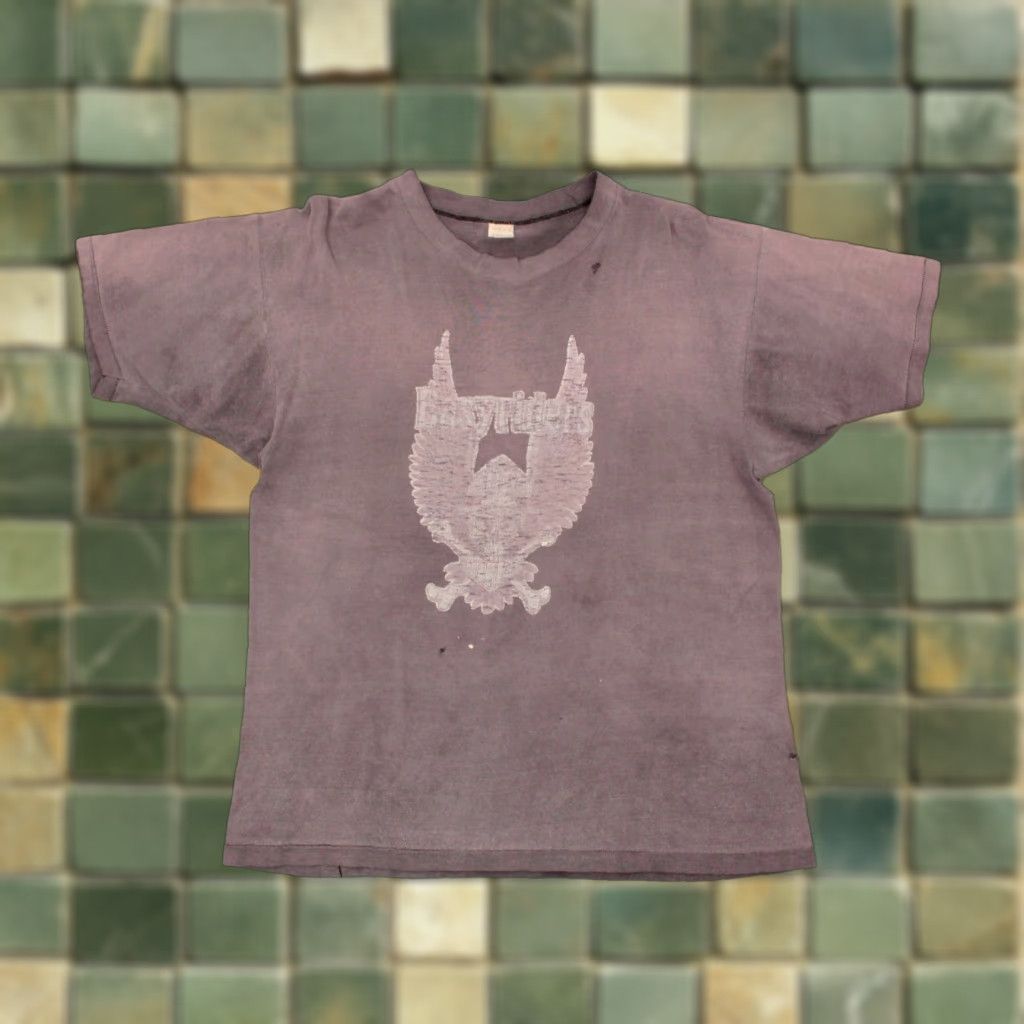 Vintage Spruce Mens TShirt Harley VTG 80s 1980s Easyriders Graphic Tee Size M/L Grey Size US M / EU 48-50 / 2 - 1 Thumbnail