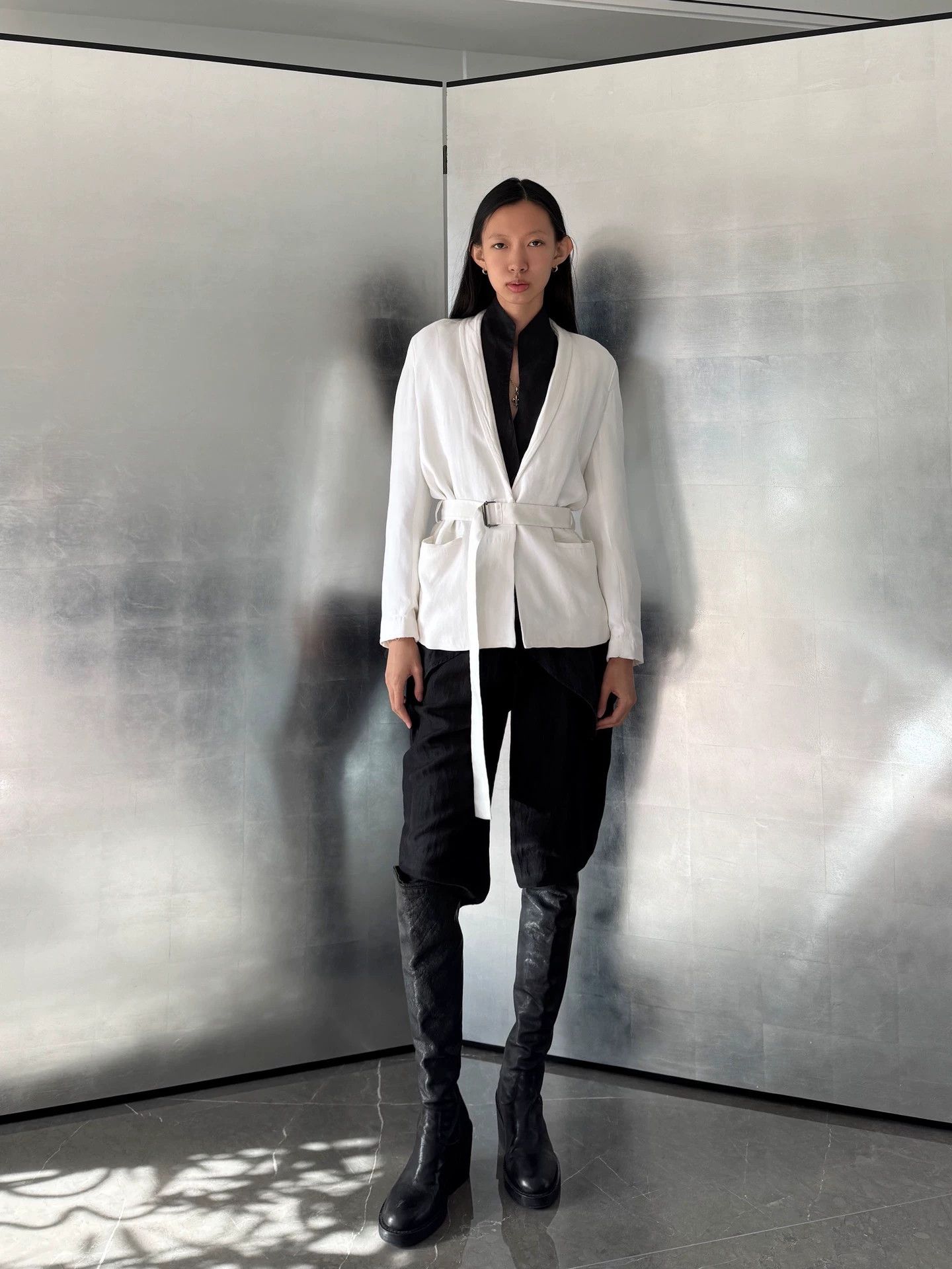 Helmut Lang Helmut Lang Vintage Archive Waist Cinched Blazer Size0 US Size XS / US 0-2 / IT 36-38 - 8 Thumbnail