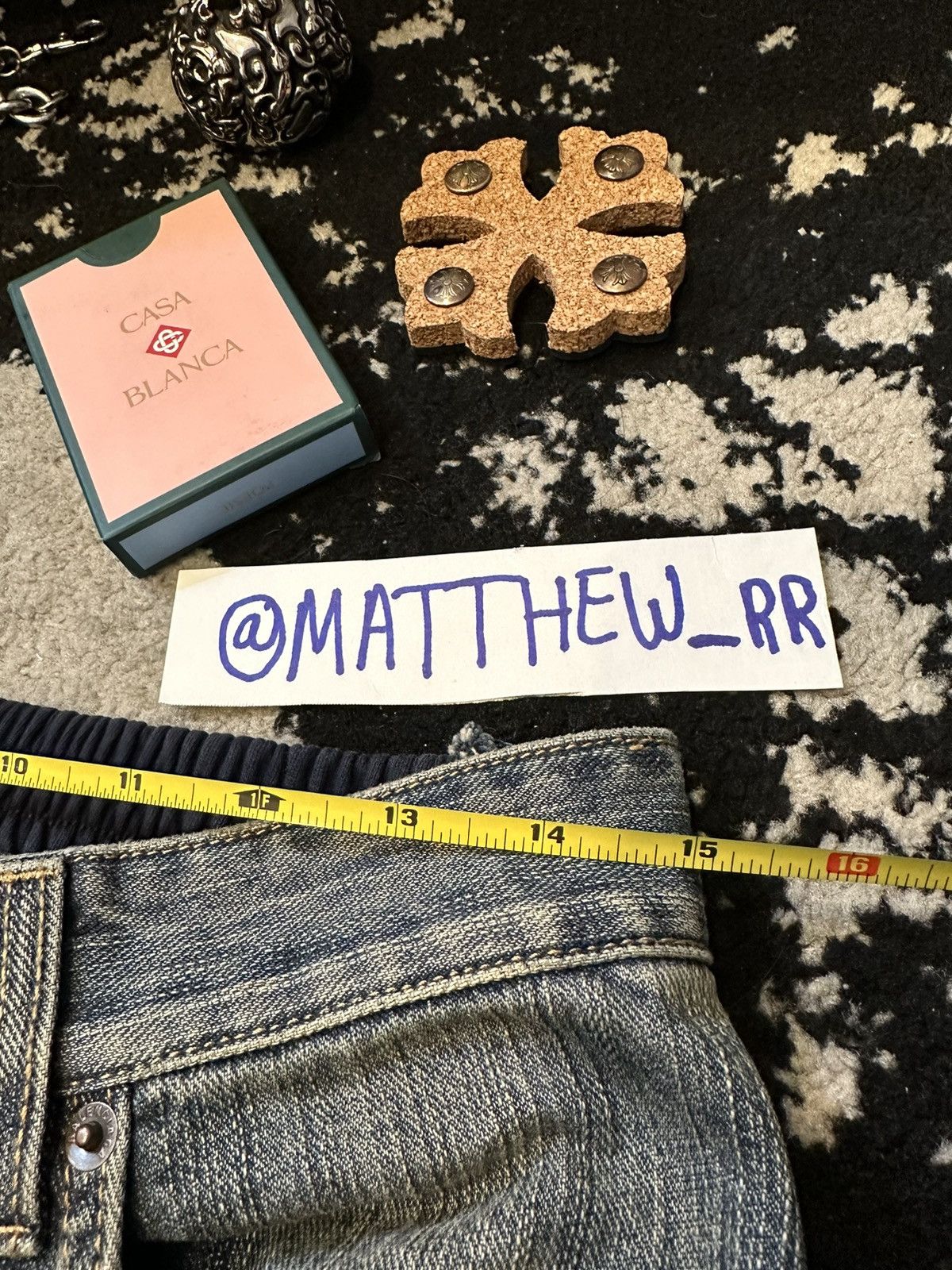 Balenciaga BALENCIAGA SS23 HYBRID DENIM NAVY SWEATPANTS Size US 32 / EU 48 - 16 Thumbnail