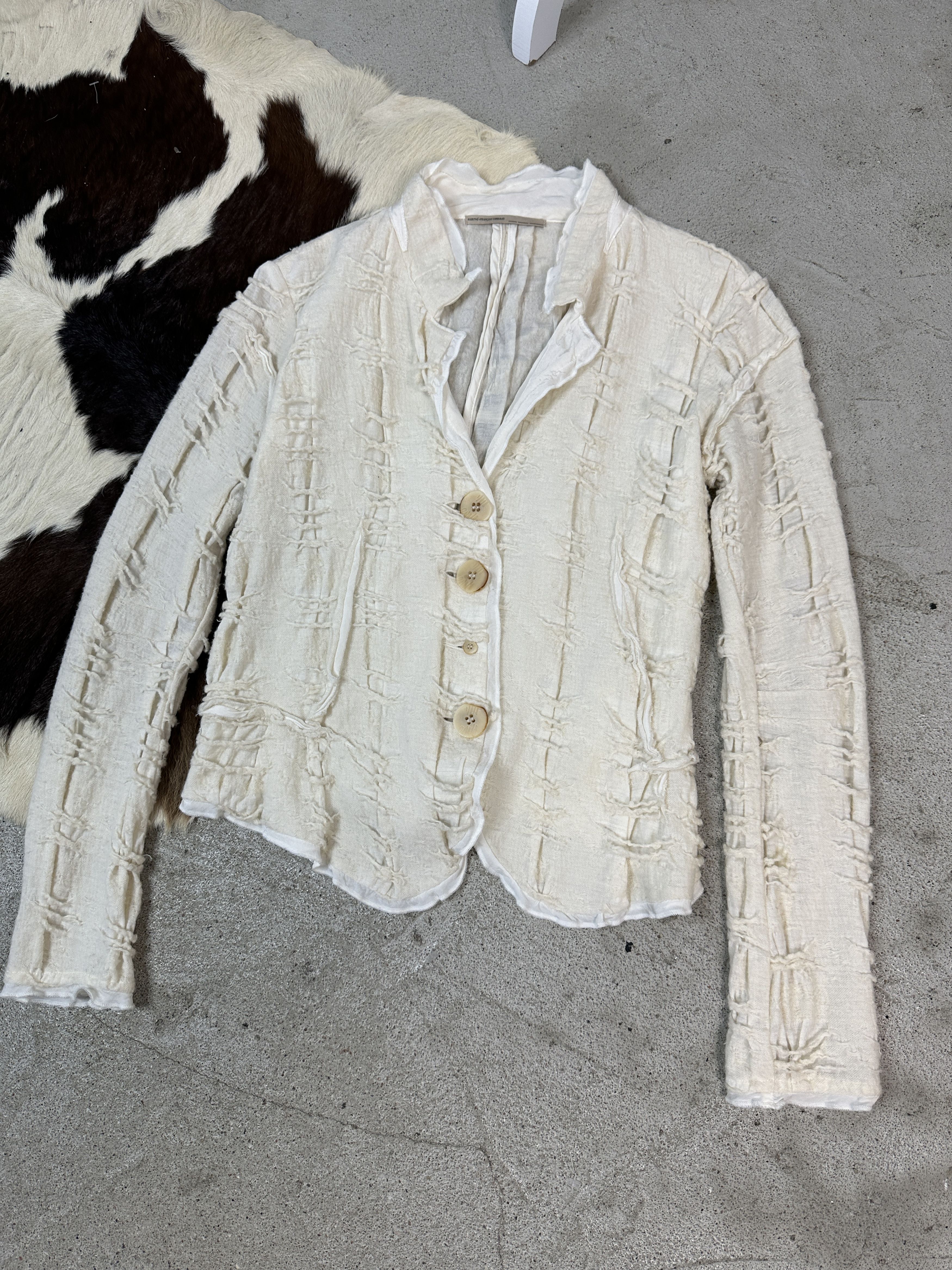 Marithe + Francois Girbaud × Vintage Vintage Marithe + Francois Girbaud Distressed jacket Size XS / US 0-2 / IT 36-38 - 1 Thumbnail